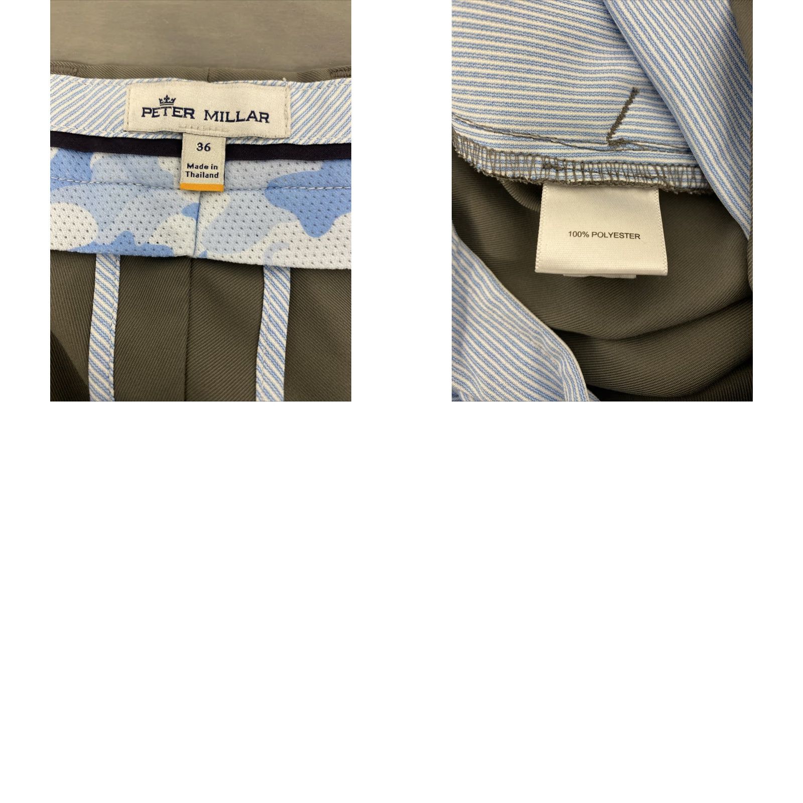 Peter Millar VINTAGE Peter Millar Golf Shorts Men 36 Gray Casual Chino Outdoor Size US 36 / EU 52 - 8 Thumbnail