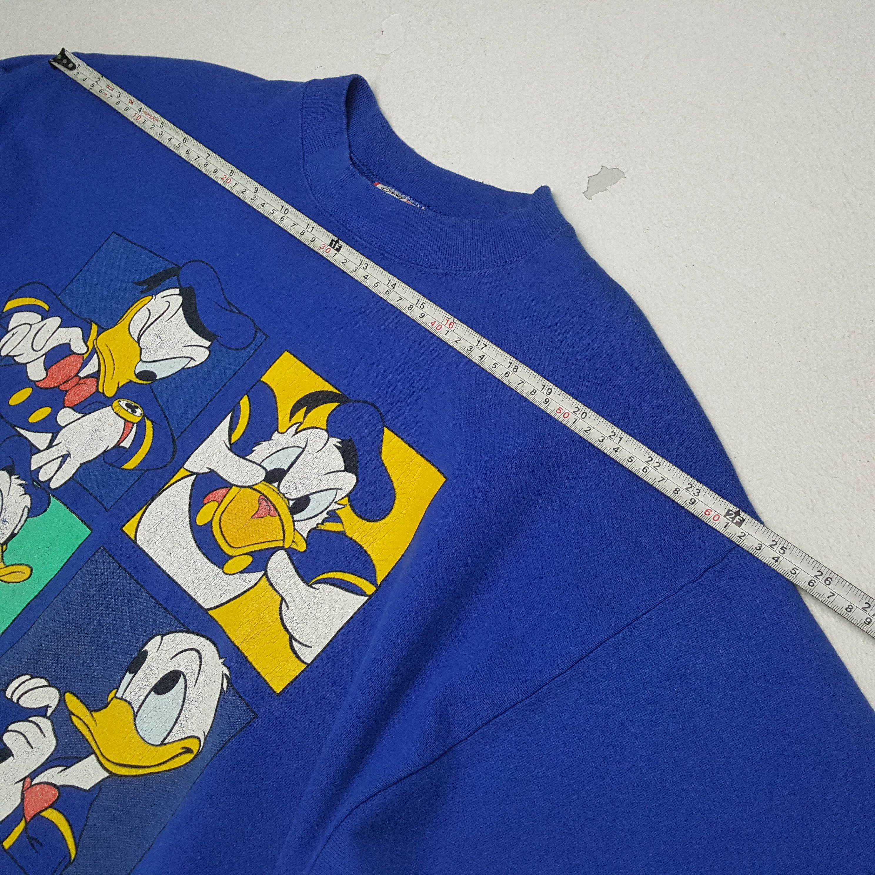 Cartoon Network × Disney × Vintage Vintage DONALD DUCKS DISNEY Streetwear Style Sweatshirt Size US L / EU 52-54 / 3 - 4 Thumbnail