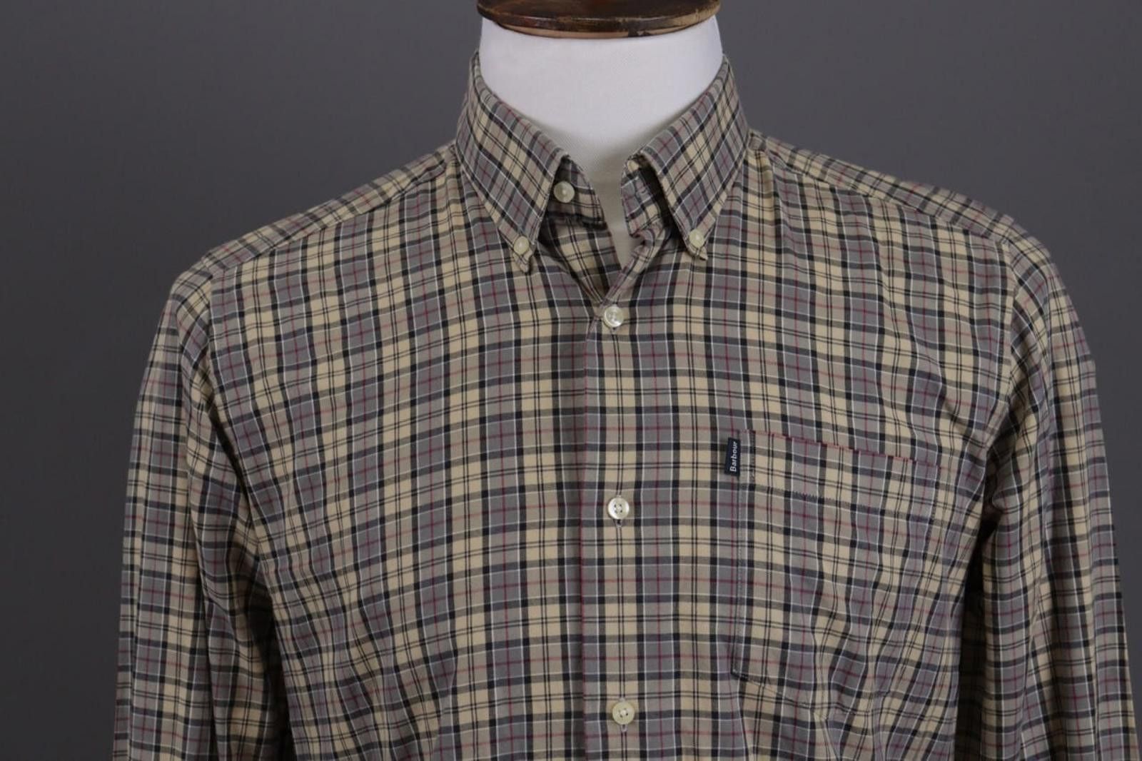 Barbour Barbour Malcolm Tailored Fit Brown Casual Shirt Size S Size US S / EU 44-46 / 1 - 2 Thumbnail