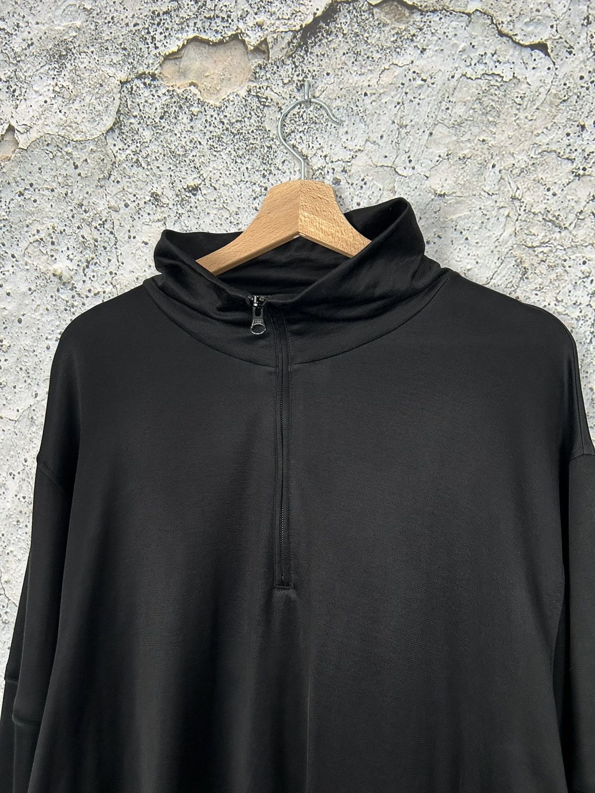 Designer Maison Margiela MM6 Paris Half Zip Sweatshirt/Longsleeve Size US L / EU 52-54 / 3 - 3 Thumbnail