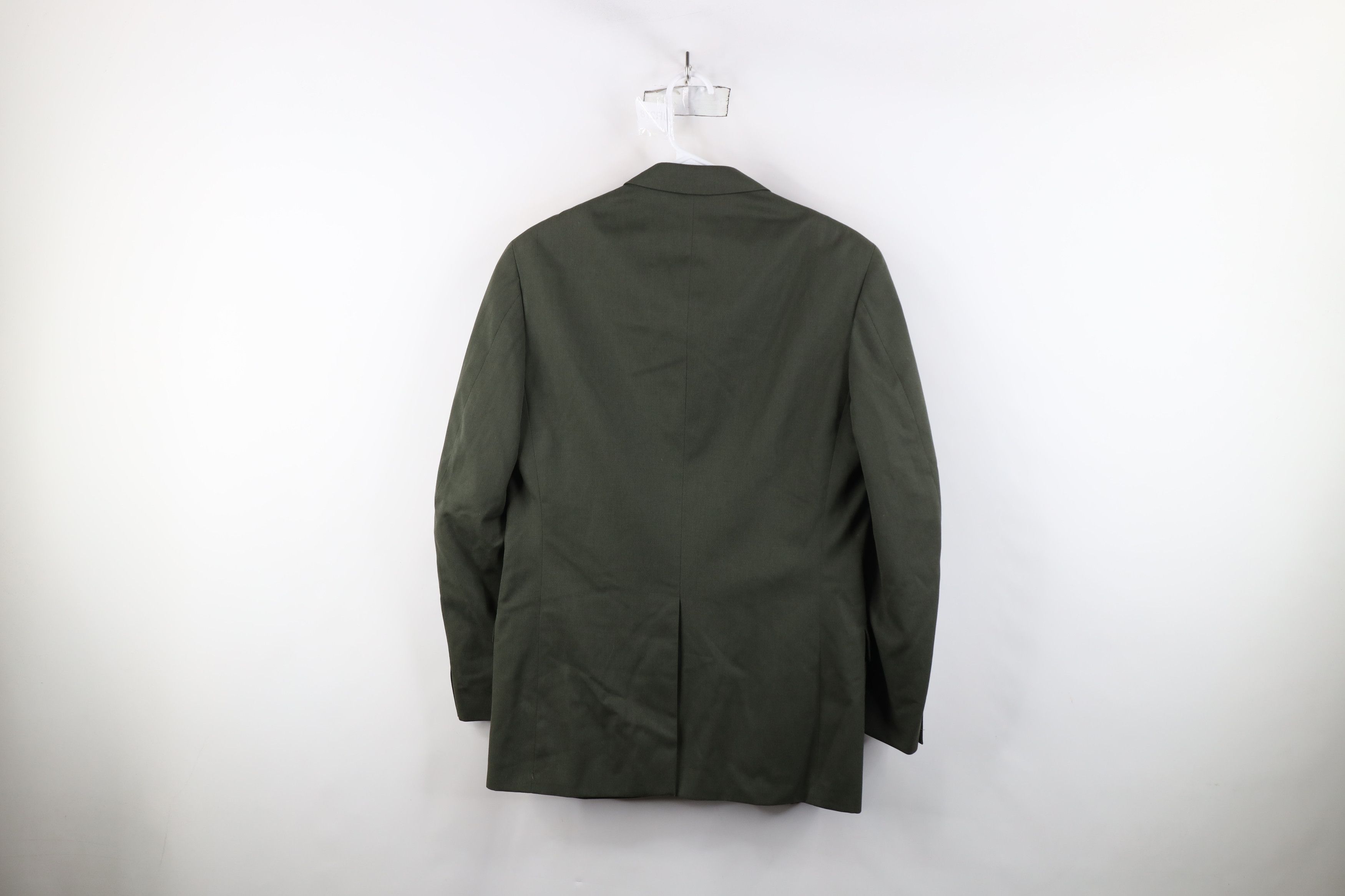Vintage Vintage 50s Streetwear Button Suit Coat Blazer Jacket Green Size US L / EU 52-54 / 3 - 13 Thumbnail