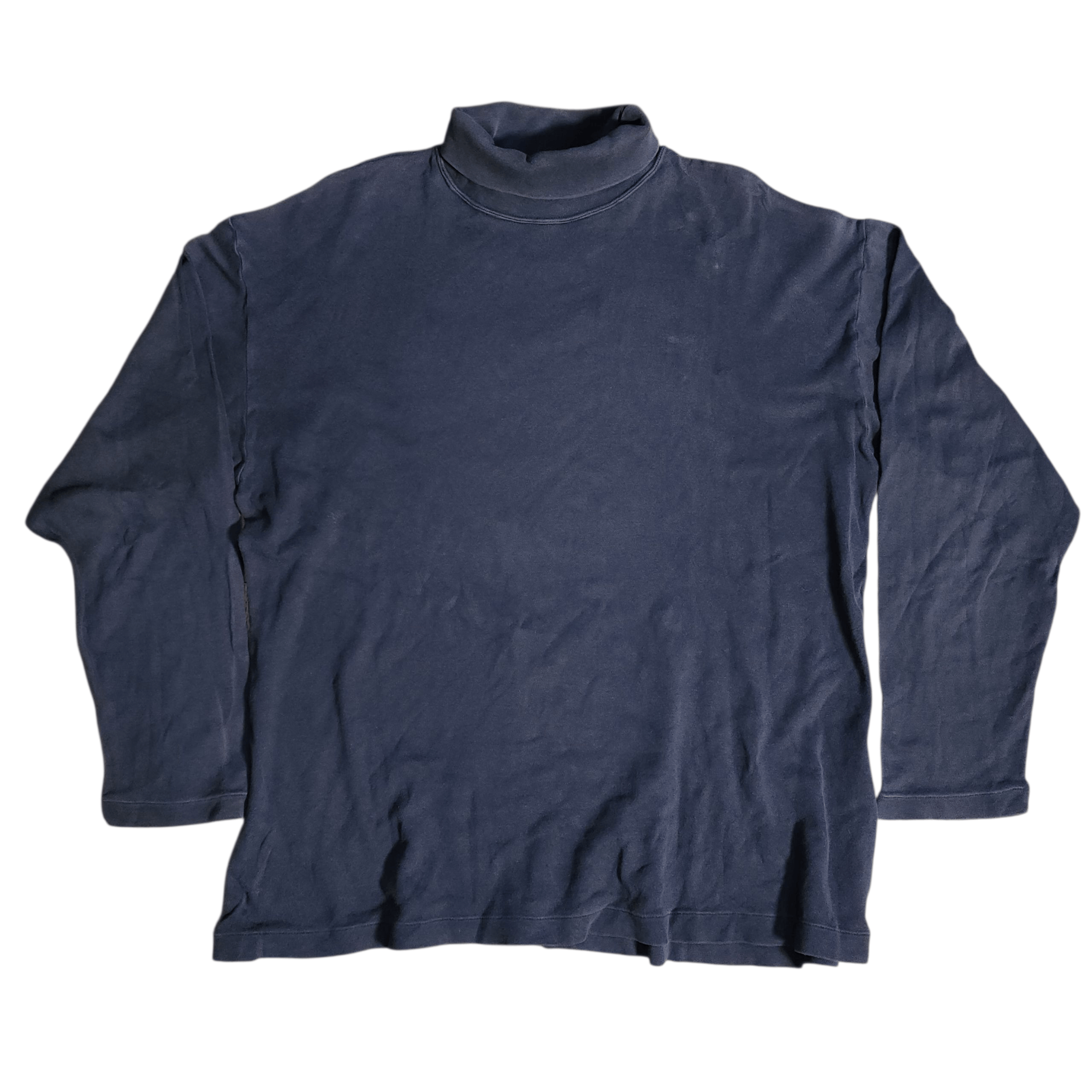 Hanes Rare Vintage 80s Hanes Turtleneck Steve Jobs style Size US L / EU 52-54 / 3 - 1 Thumbnail