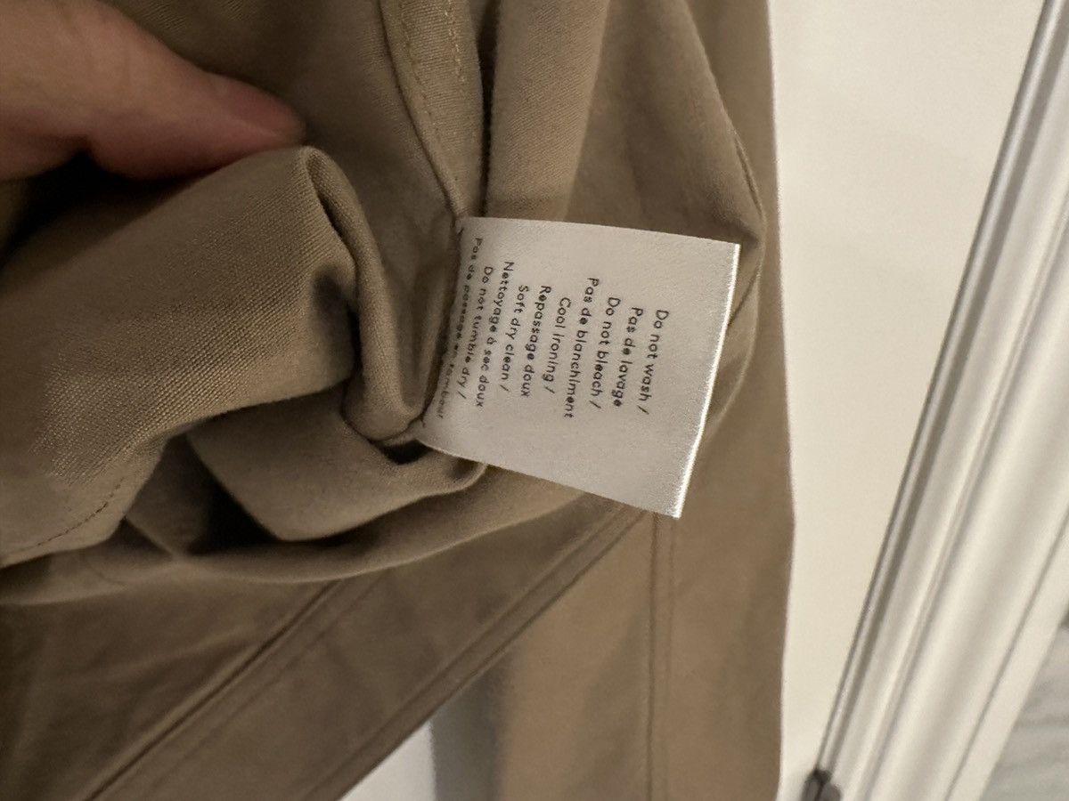 Lemaire Brown beige cropped military jacket Size US XL / EU 56 / 4 - 4 Thumbnail