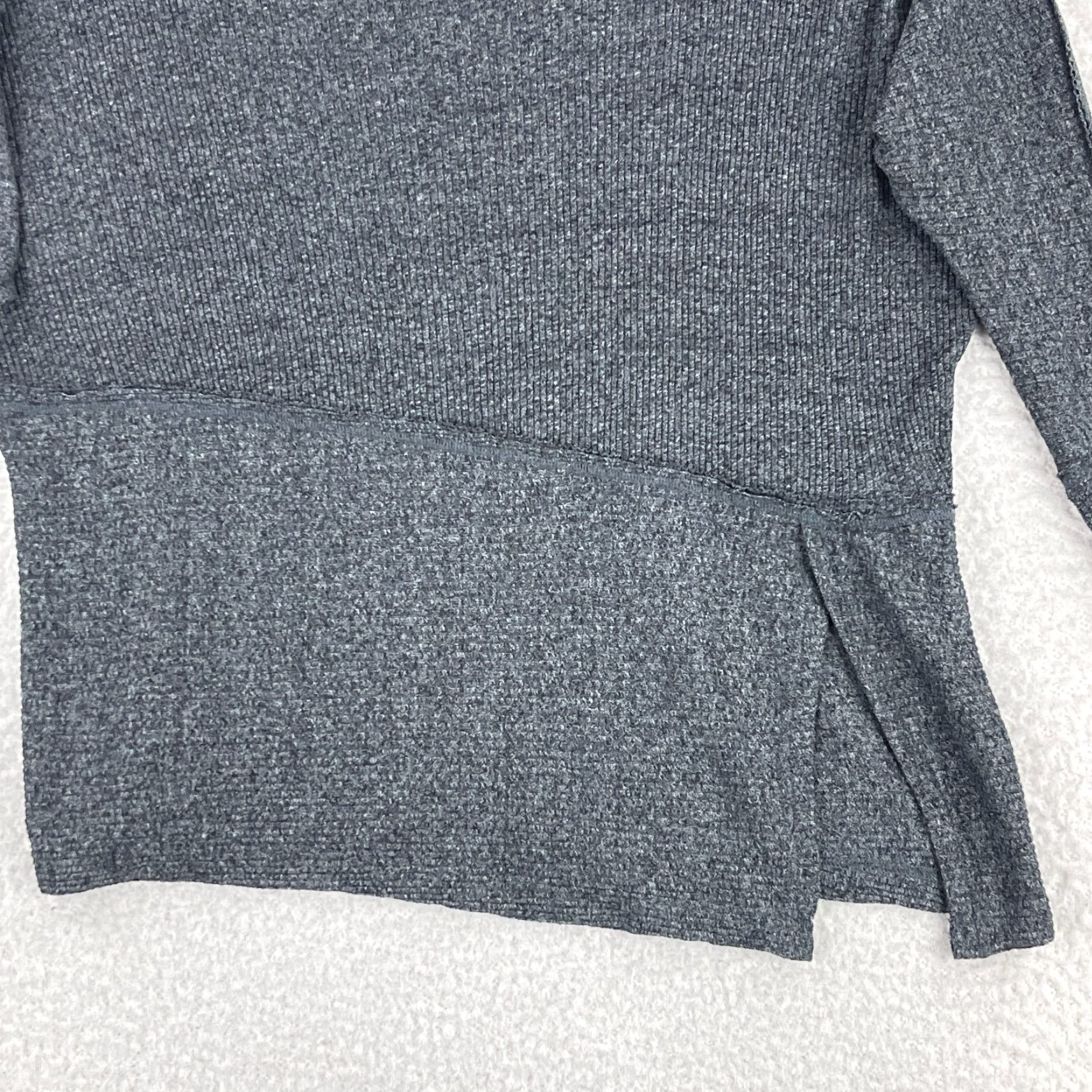 Vintage **We the Free Gray Ribbed Long Sleeve Thermal Shirt Womens XS Boat Neck** User: We the Free Gray Ribbed Long Sleeve Thermal Shirt Womens XS Boat Neck Size XS / US 0-2 / IT 36-38 - 5 Thumbnail