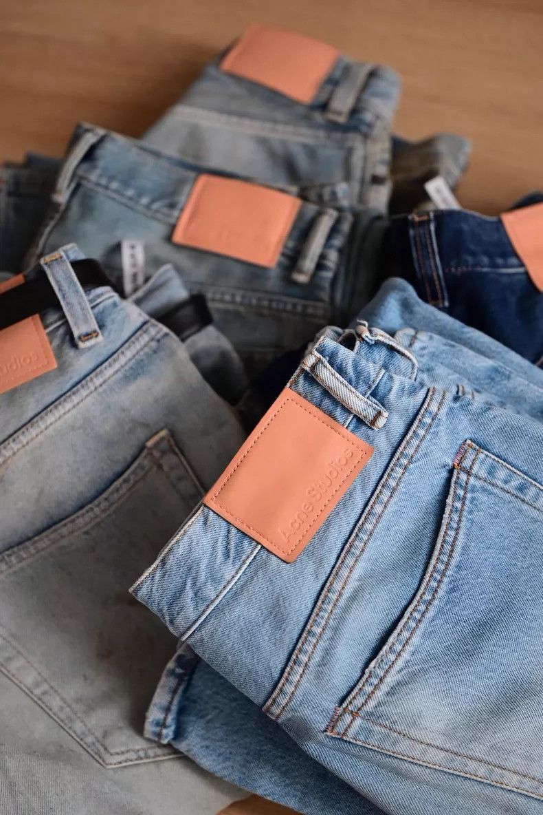 Acne Studios acne studios Light blue straight-leg wide-leg jeans 2504-N Size US 30 / EU 46 - 5 Thumbnail
