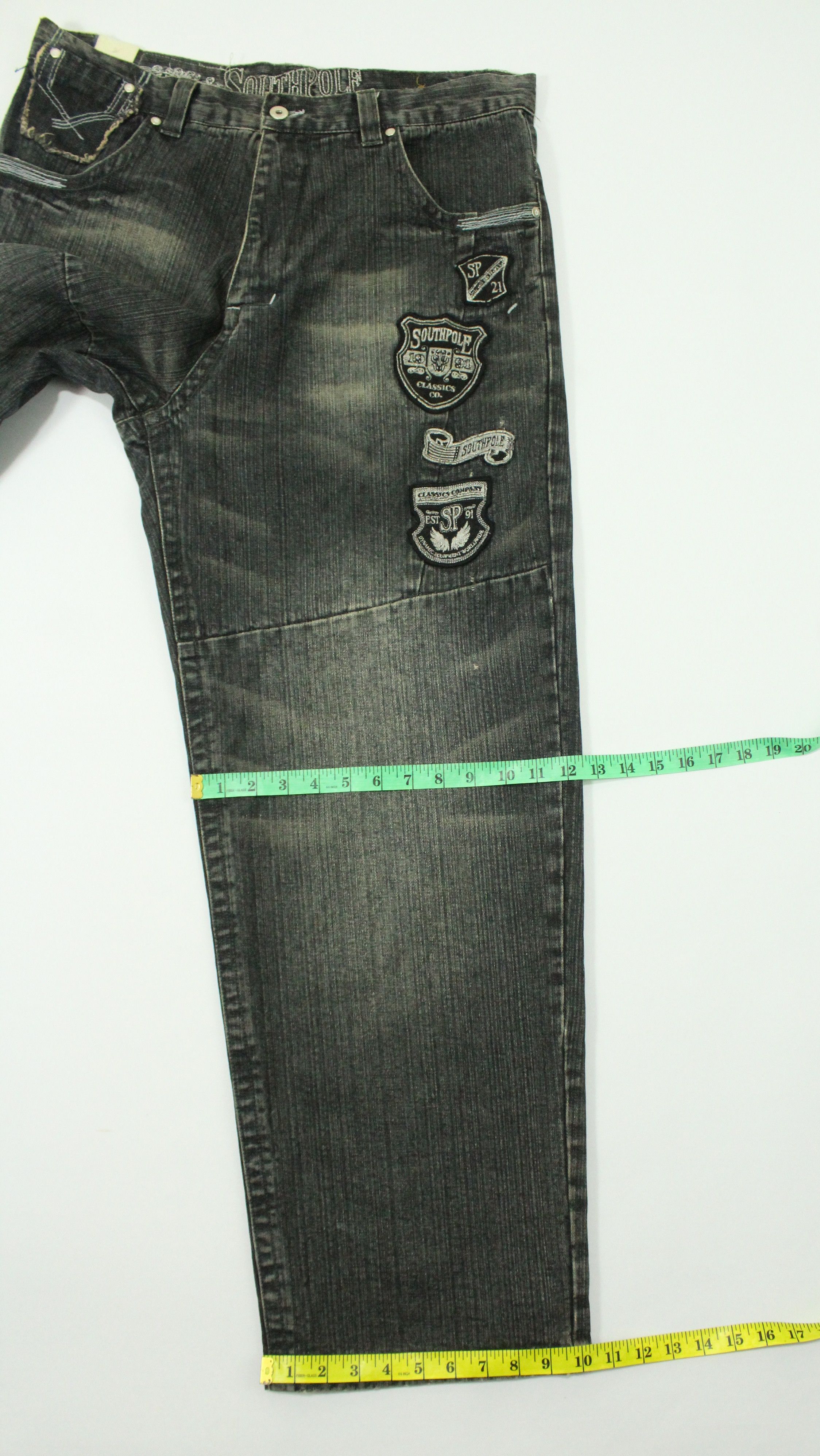 Southpole SOUTHPOLE Denim Patches Logo Baggy JNCO PNB STUSSY Size US 36 / EU 52 - 24 Thumbnail