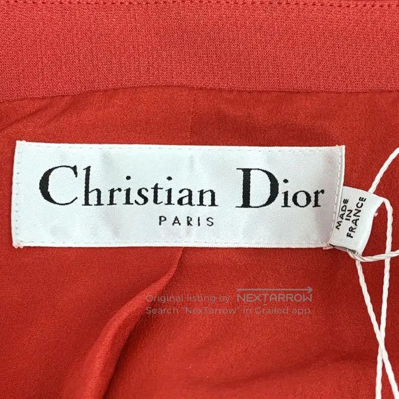 Dior Dior Red Wool Women's Dress . Size S / US 4 / IT 40 - 5 Thumbnail