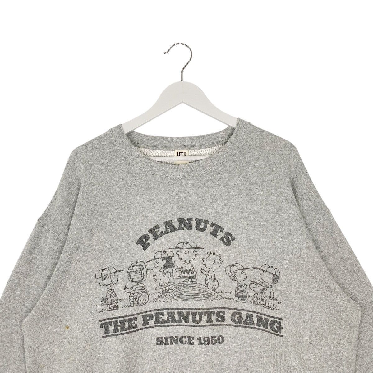 Other Vintage Peanuts Snoopy Printed Crewneck Sweatshirt Gray Size US L / EU 52-54 / 3 - 4 Thumbnail