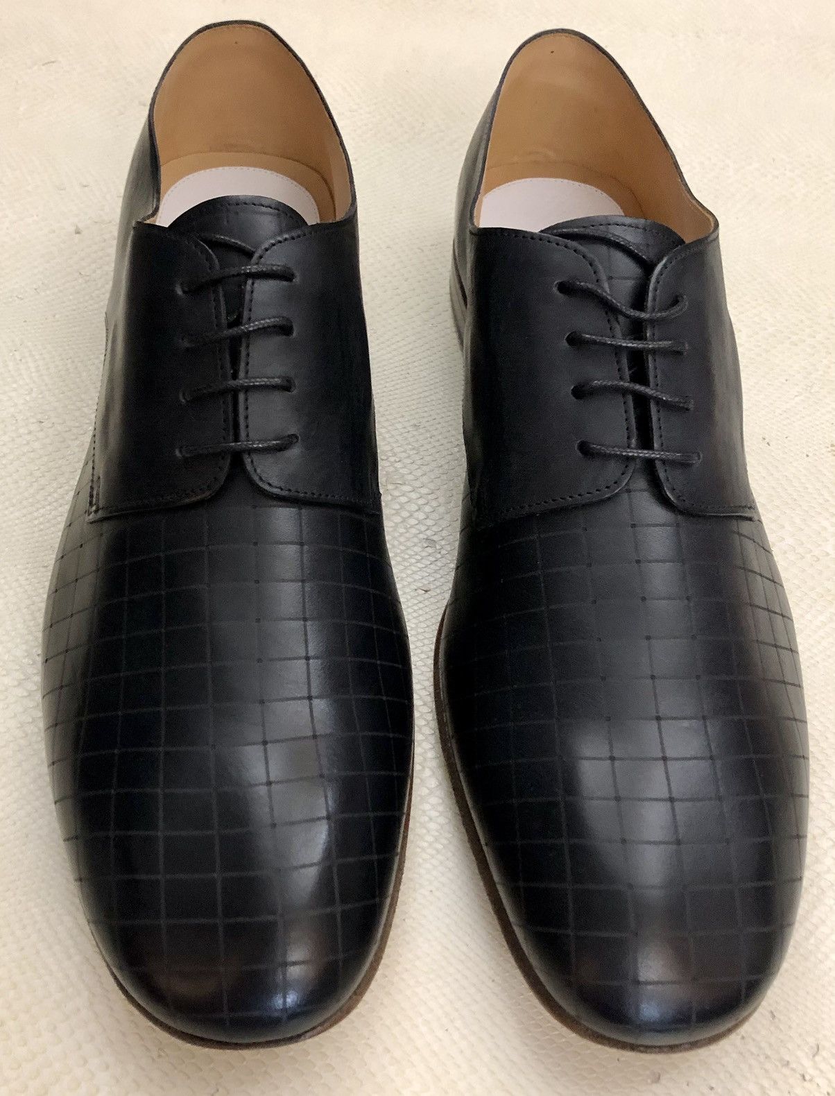 Maison Margiela Maison Margiela 22 🇮🇹 black matrix laser cut derby 44 NEW Size US 11 / EU 44 - 1 Thumbnail