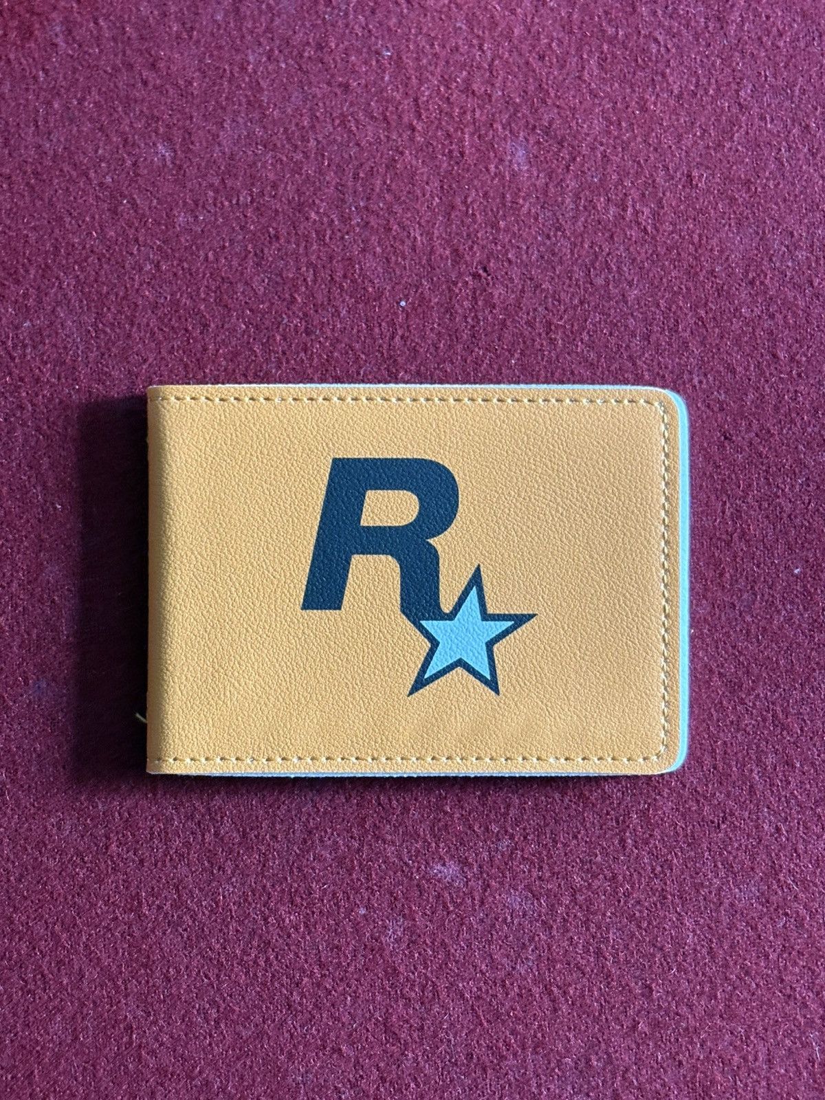 Rockstar Games Leather Rockstar Logo Wallet Size ONE SIZE - 1 Thumbnail