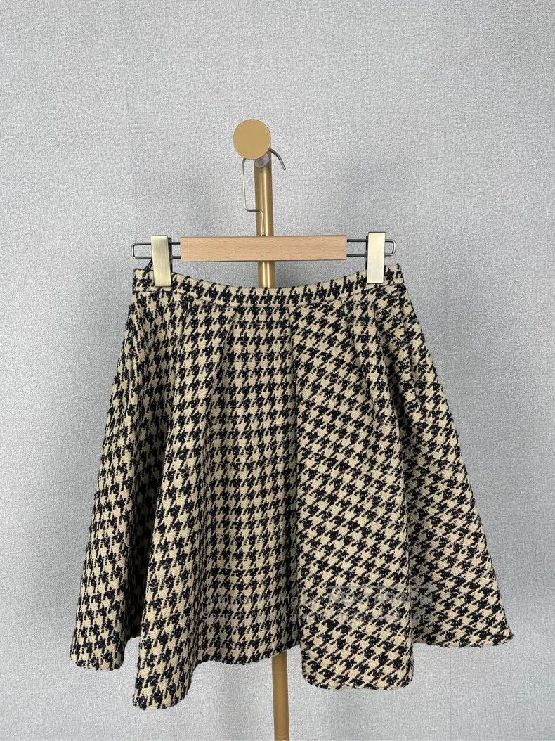 Dior Dior Half-skirt with a thousand-bird check Size 24" / US 00 / IT 34 - 2 Thumbnail