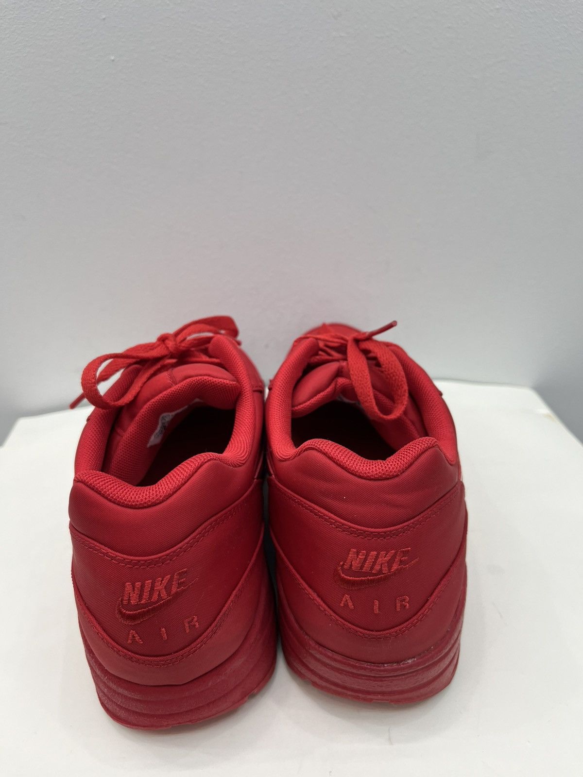 Nike 2009 Nike Air Max 1 Attack Pack Tonal Red Sneakers Size US 10 / EU 43 - 3 Thumbnail