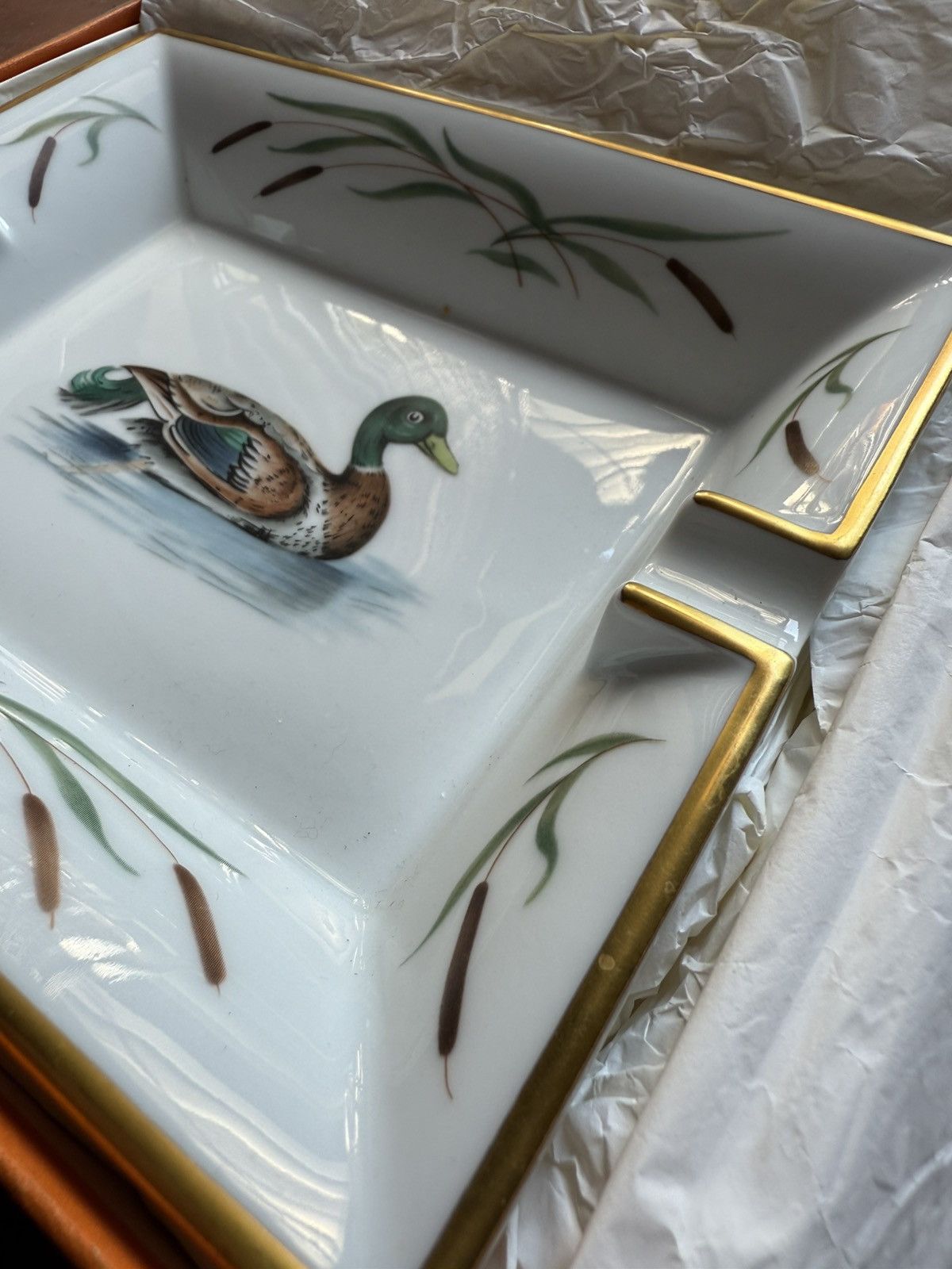 Hermes Hermes Paris Porcelain Cigar Ashtray Size ONE SIZE - 3 Thumbnail