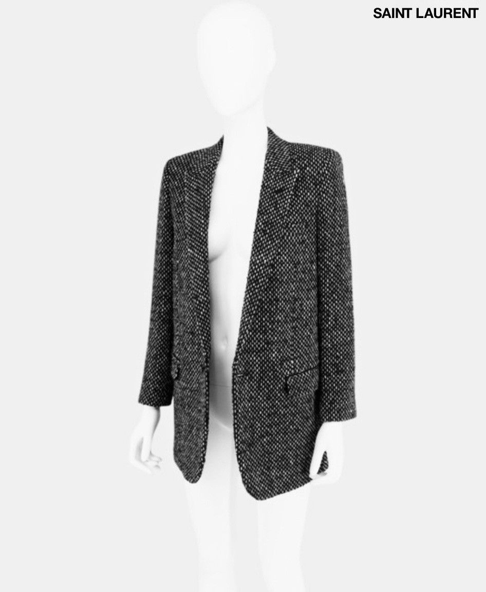 Hedi Slimane × Saint Laurent Paris Hedi Slimane Runway Saint Laurent Blazer - F/W14 Size S / US 4 / IT 40 - 4 Thumbnail