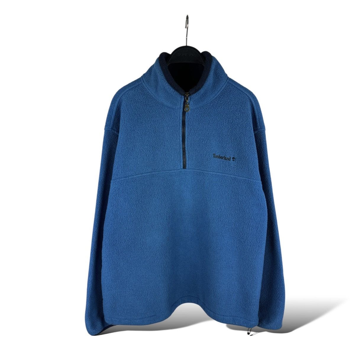 Timberland Vintage Timberland Baggy Fleece Pullover Zip Small Logo Size US M / EU 48-50 / 2 - 1 Thumbnail