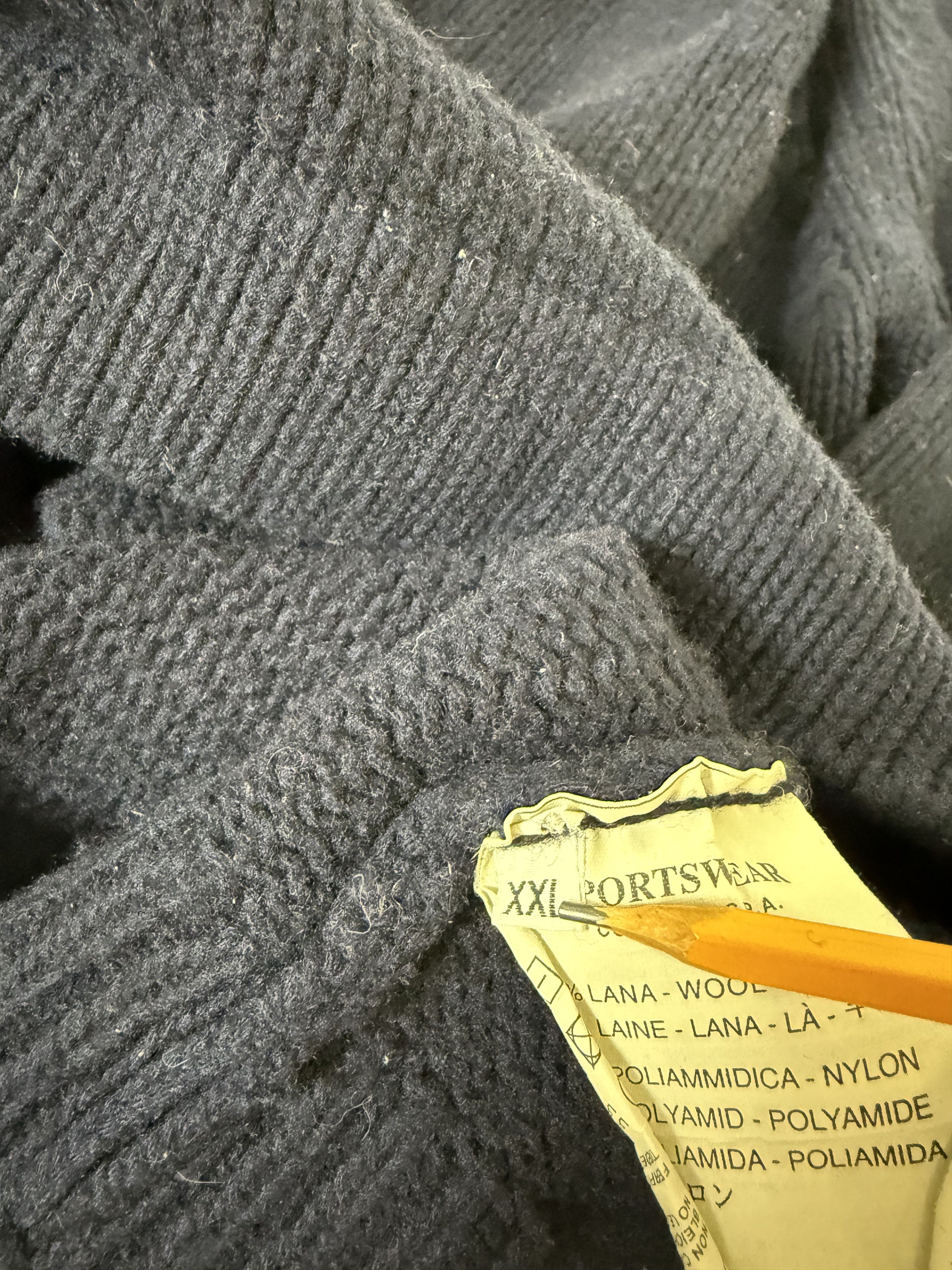Stone Island Stone Island Archive Wool Fisherman Knit AW 1997 Size US XXL / EU 58 / 5 - 7 Thumbnail