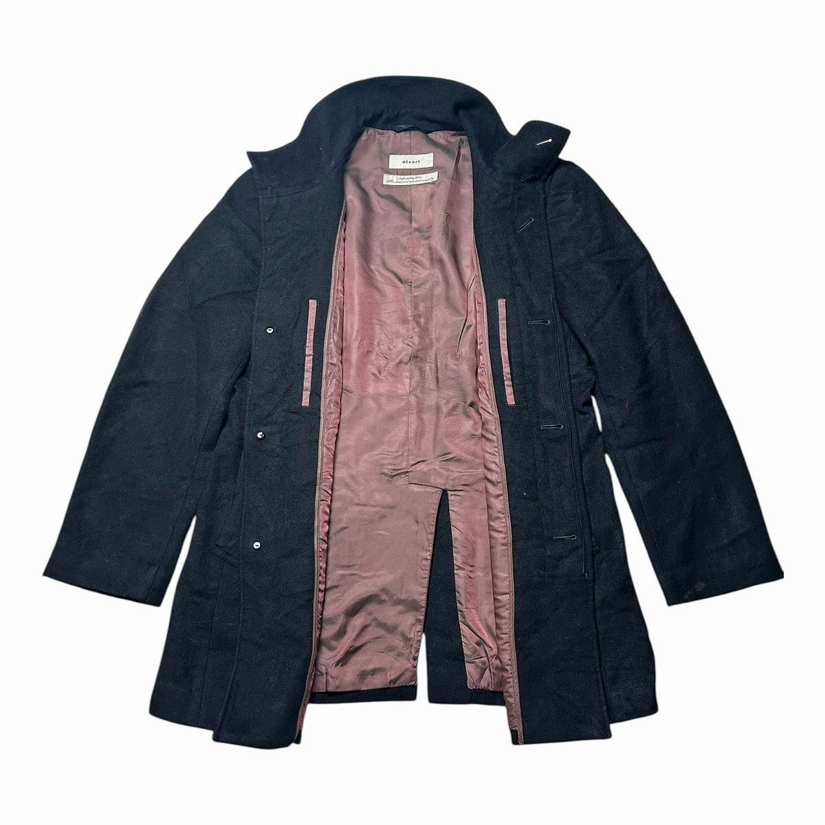 Dezert × If Six Was Nine × Japanese Brand Dézert Japan Wool Stand Collar Mandarina Collar Coat Size US M / EU 48-50 / 2 - 3 Thumbnail