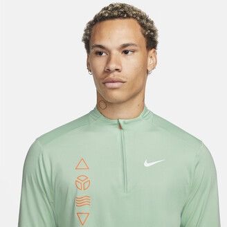 Nike Nike Chicago Marathon 2022 1/4 Zip Running Pullover Green Size US M / EU 48-50 / 2 - 2 Thumbnail