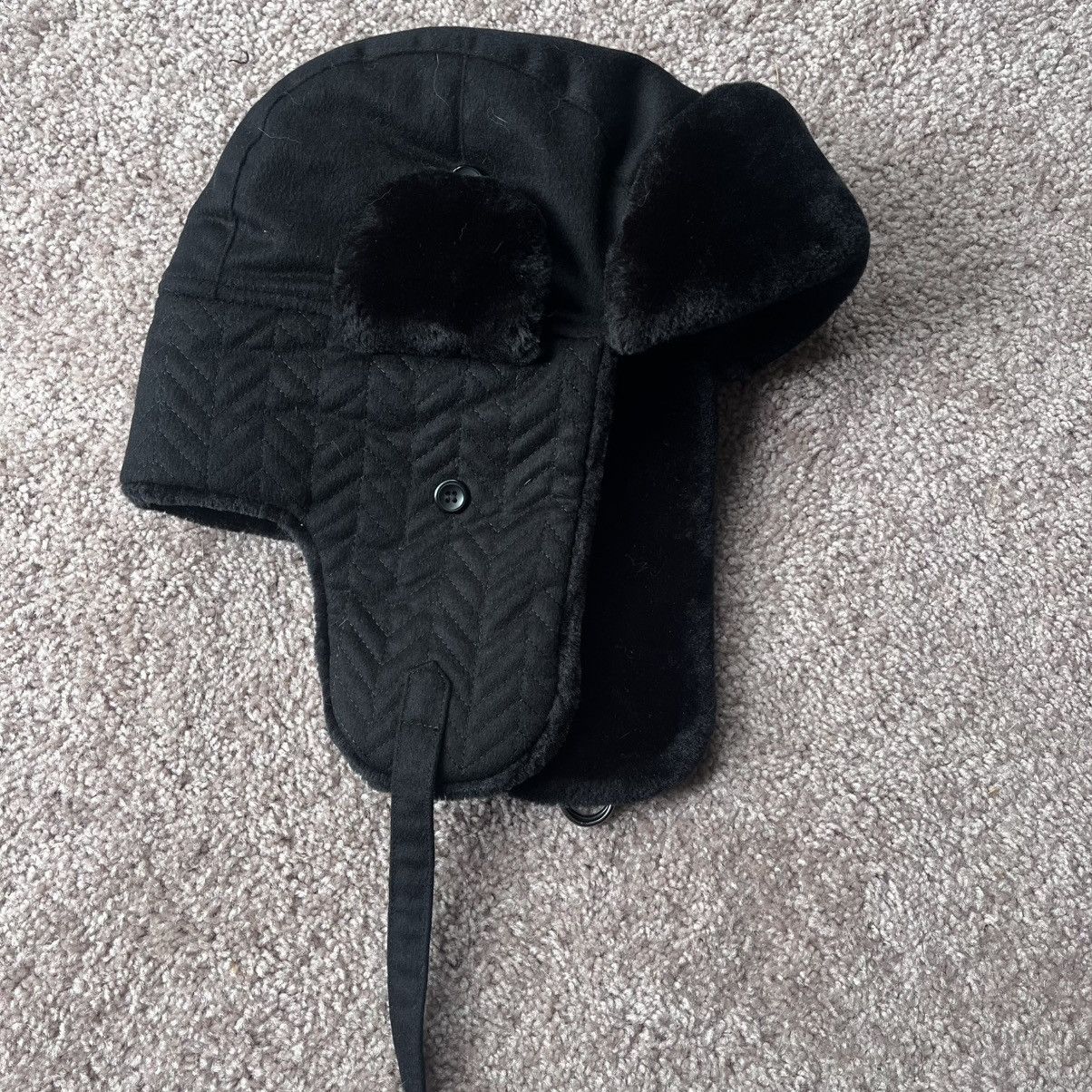 Japanese Brand × Saks Fifth Avenue × Vintage Y2K Faux Fur Ushanka Vintage Fuzzy Warm Trapper Hat Size ONE SIZE - 1 Thumbnail