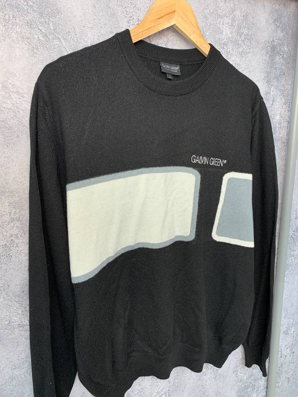 Other Galvin Green Wool Sweater Pullover Jumper Size US XL / EU 56 / 4 - 3 Thumbnail