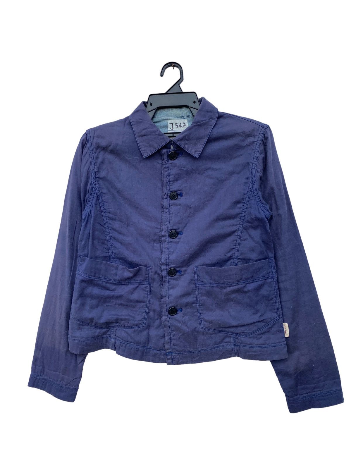 image of Vintage Hai Sporting Gear Sun Faded Jacket in Indigo, Women's (Size Medium)
