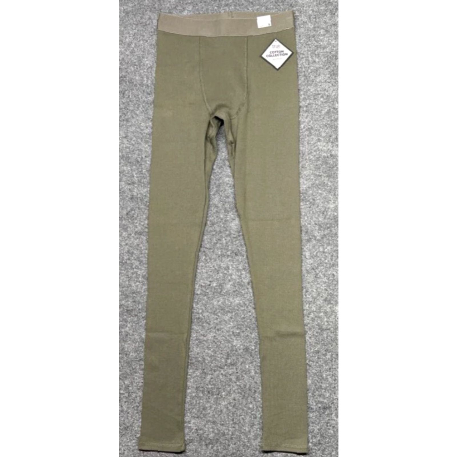 Vintage True By Rue21 Leggings Womens S Cotton Collection Green Stretch Full Length New Size 28" / US 6 / IT 42 - 2 Thumbnail
