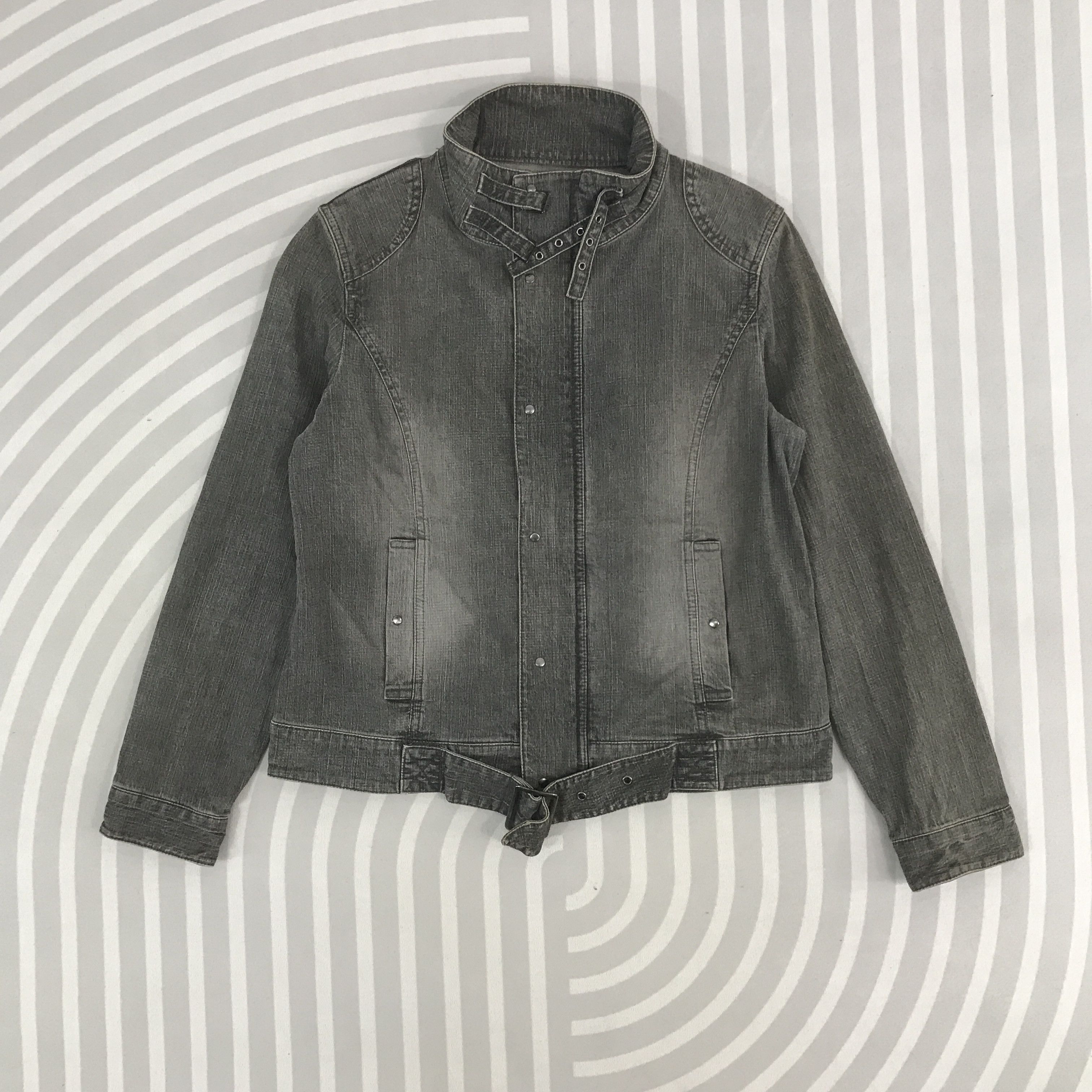 Japanese Brand × Vintage Vintage Vent De mer black Denim faded Jacket Size US M / EU 48-50 / 2 - 1 Thumbnail