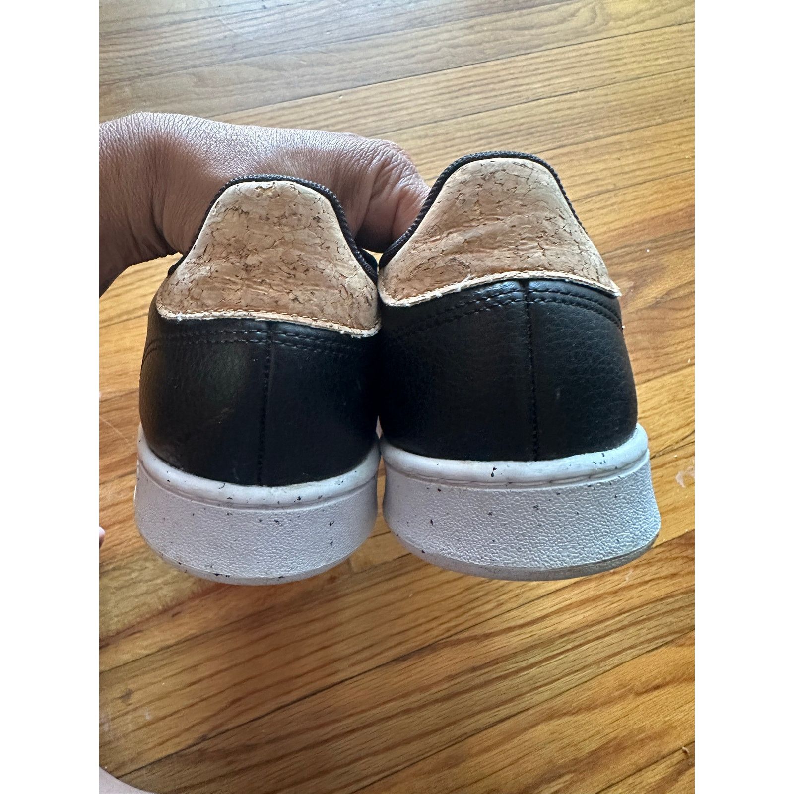 Adidas Adidas Advantage Cloudfoam Sneakers Black Cork Detail Size US 10.5 / EU 43-44 - 4 Thumbnail