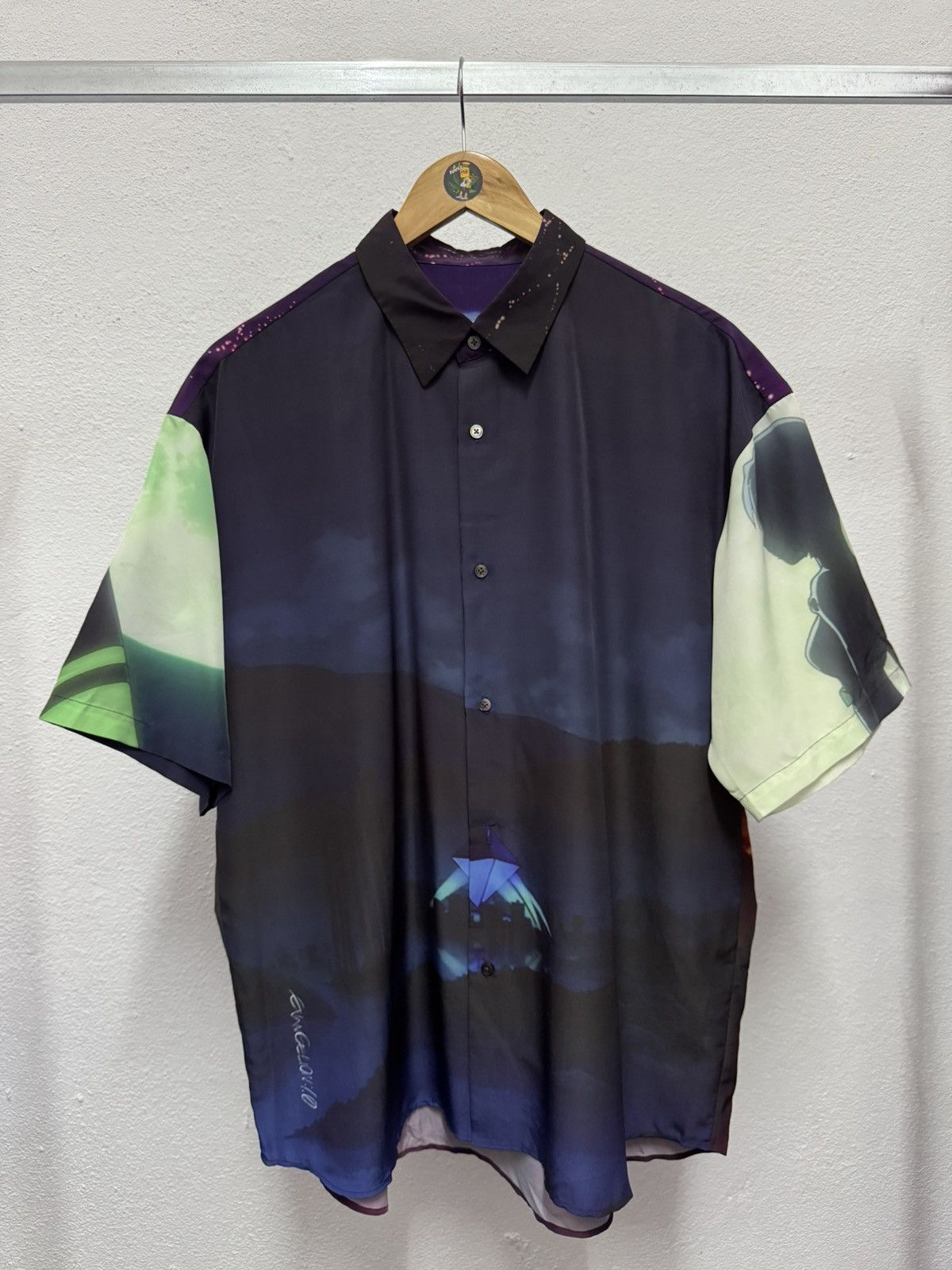 Anime × Japanese Brand Neon Genesis Evangelion full print button up shirt Size US L / EU 52-54 / 3 - 1 Thumbnail