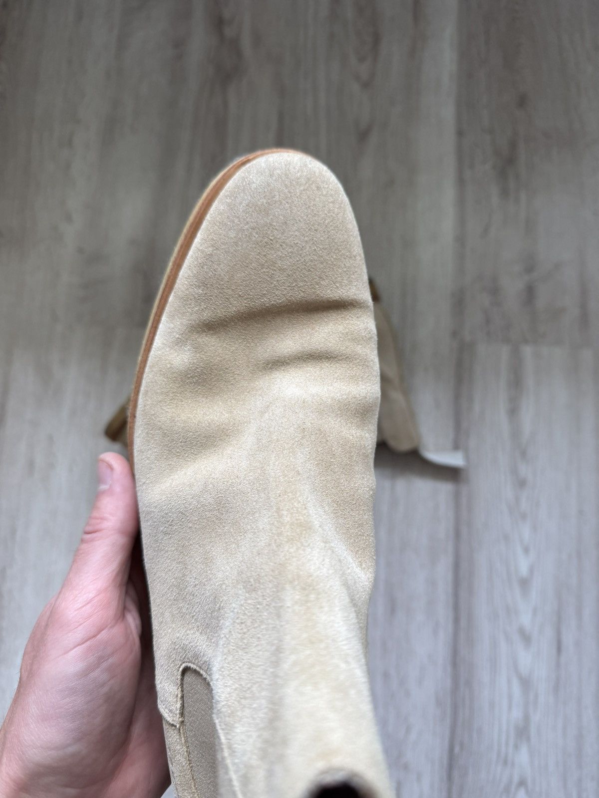 Common Projects Common Projects Beige Chelsea Boots Made in Italy EU40 US7 Size US 7 / EU 40 - 5 Thumbnail