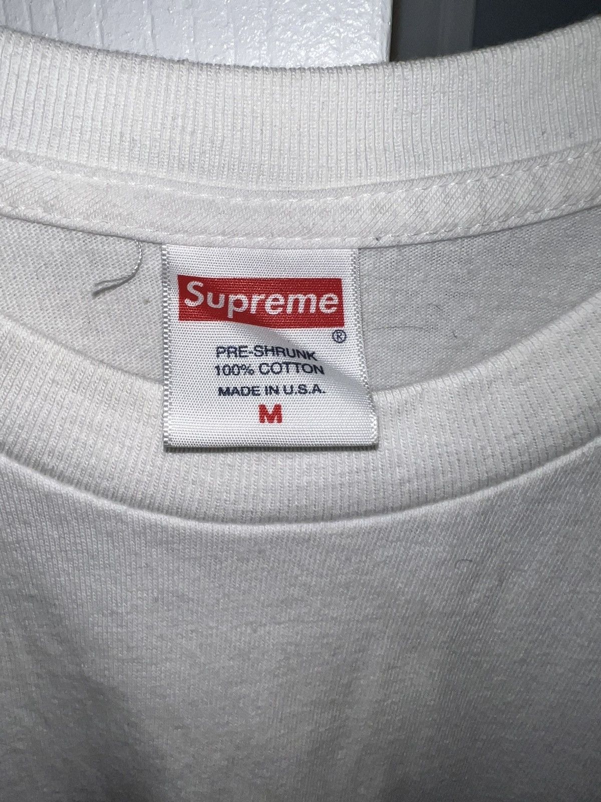 Designer × Supreme Supreme Tire Tee - White Size US M / EU 48-50 / 2 - 2 Thumbnail