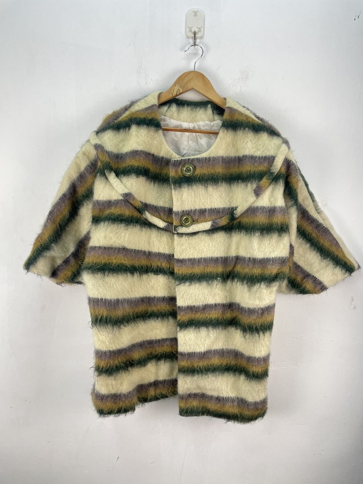 Japanese Brand 🇯🇵 Vintage Japanese Mohair Jacket Cardigan Baggy Size US L / EU 52-54 / 3 - 2 Thumbnail