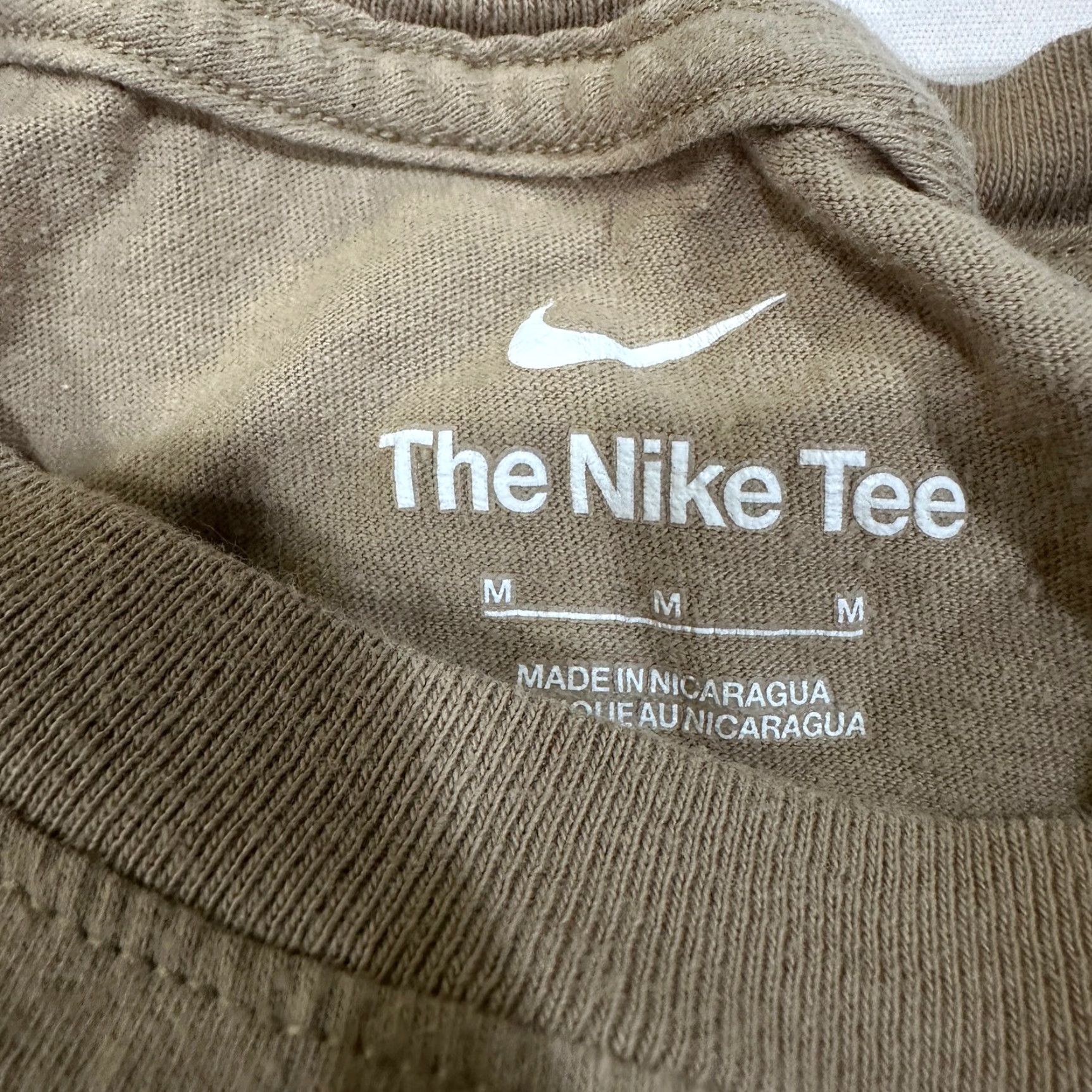 Nike Nike Shirt Mens M Brown Short Sleeve Crew Just Do It Graphic Logo Tee Size US M / EU 48-50 / 2 - 2 Thumbnail