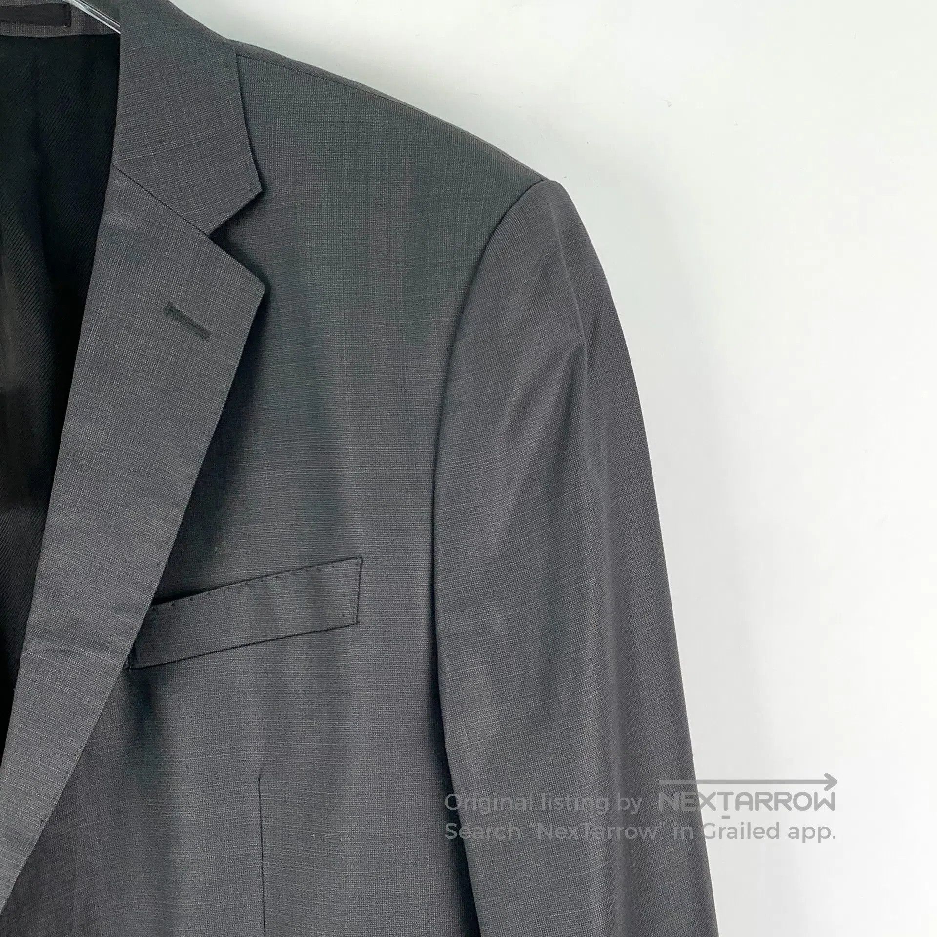 Versace Versace Gray Wool Collar Single Breasted Long Sleeve Blaze Size US M / EU 48-50 / 2 - 3 Thumbnail