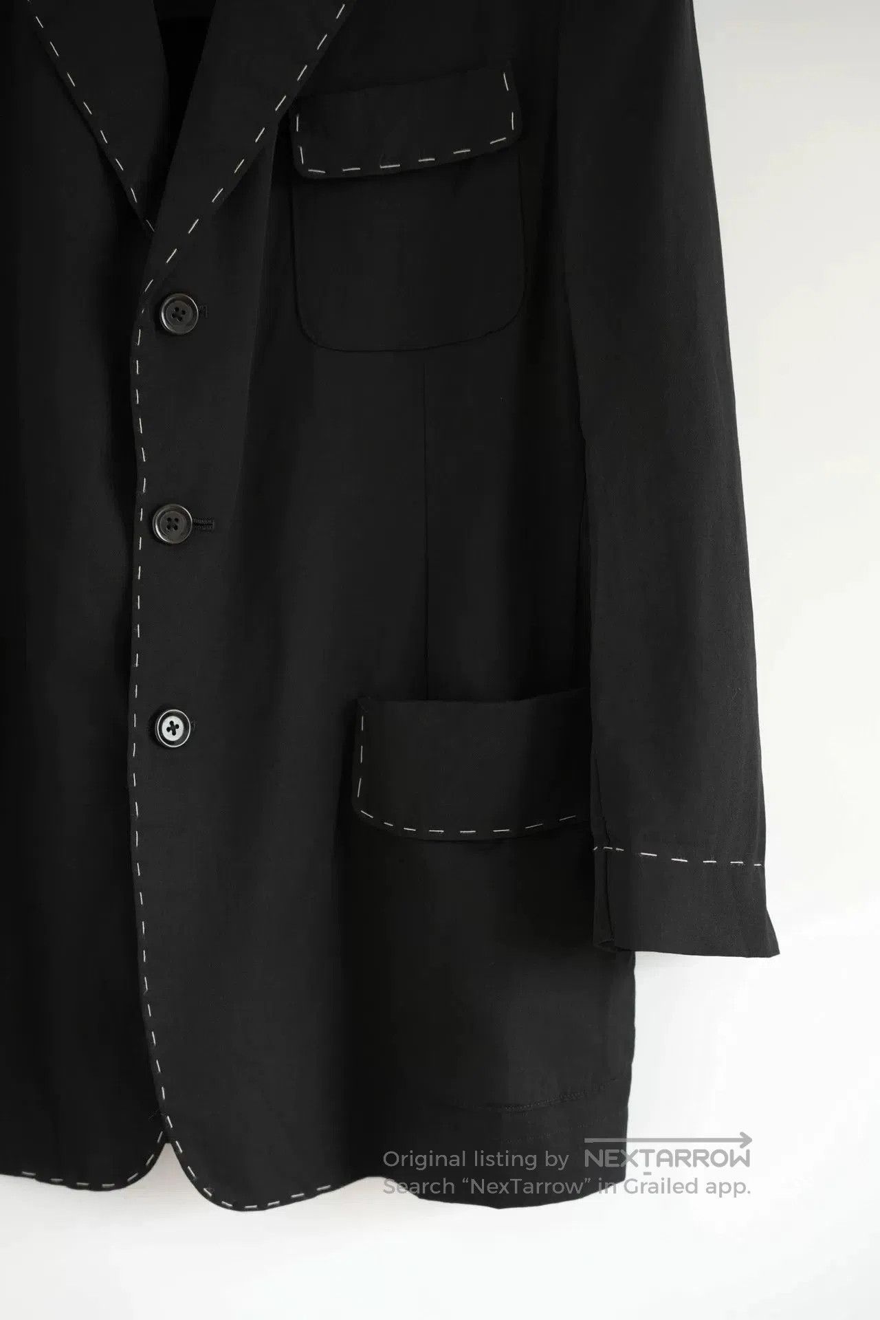 Yohji Yamamoto Yohji Yamamoto Black Tailored Suit Jacket. Size US M / EU 48-50 / 2 - 5 Thumbnail