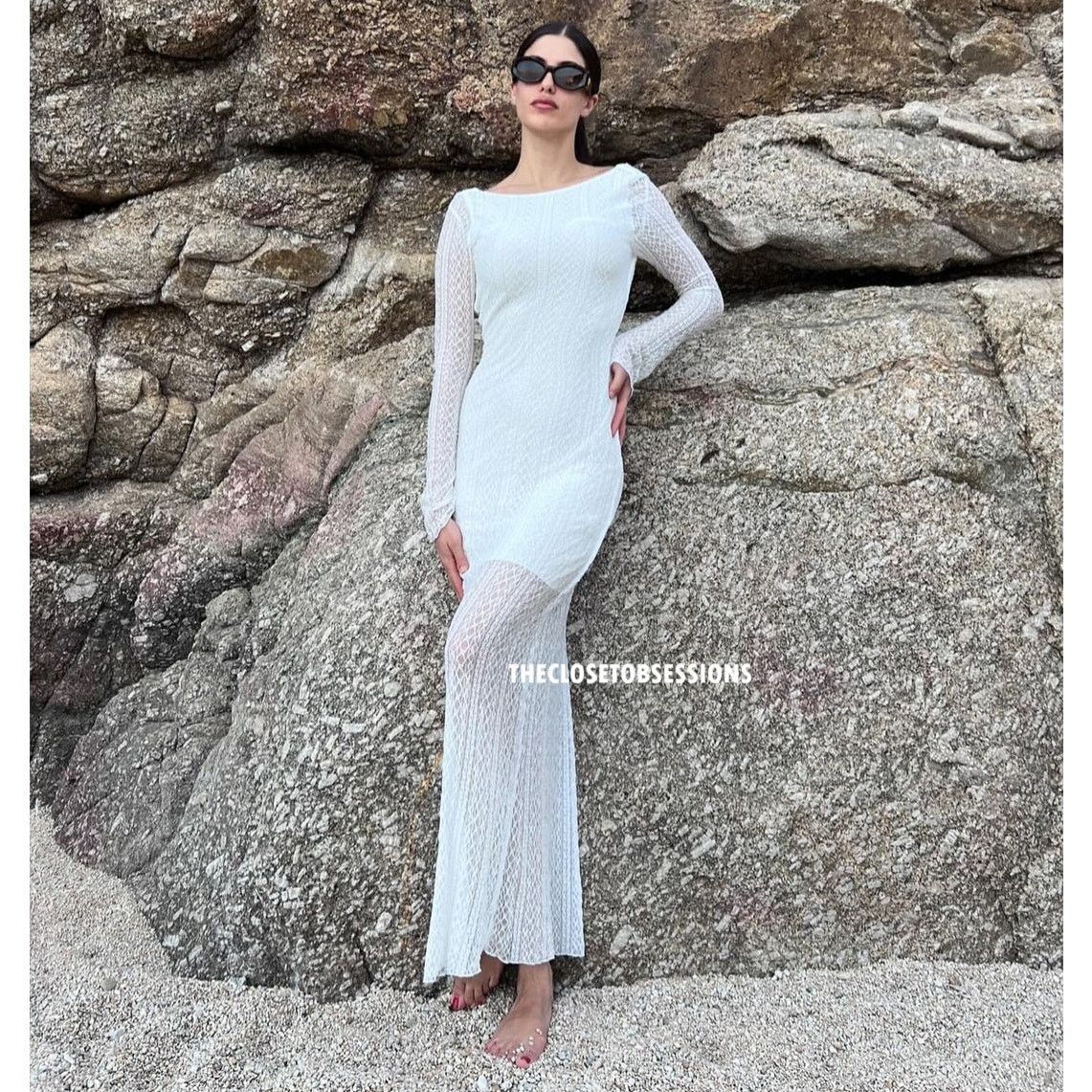 Zara ZARA BLOGGER FAVE!!! Open Back Maxi Dress NWT Size L / US 10 / IT 46 - 5 Thumbnail