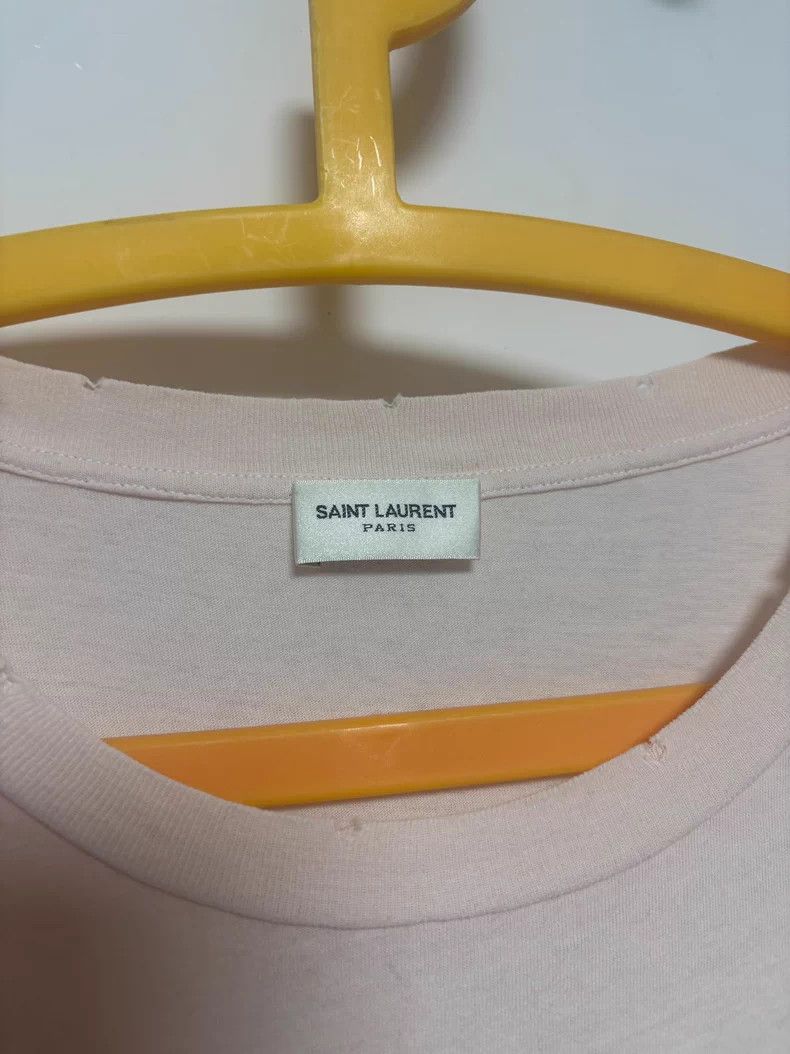 Saint Laurent Paris Saint laurent paris Fleshy pink ruffled and ripped short sl Size US S / EU 44-46 / 1 - 3 Thumbnail