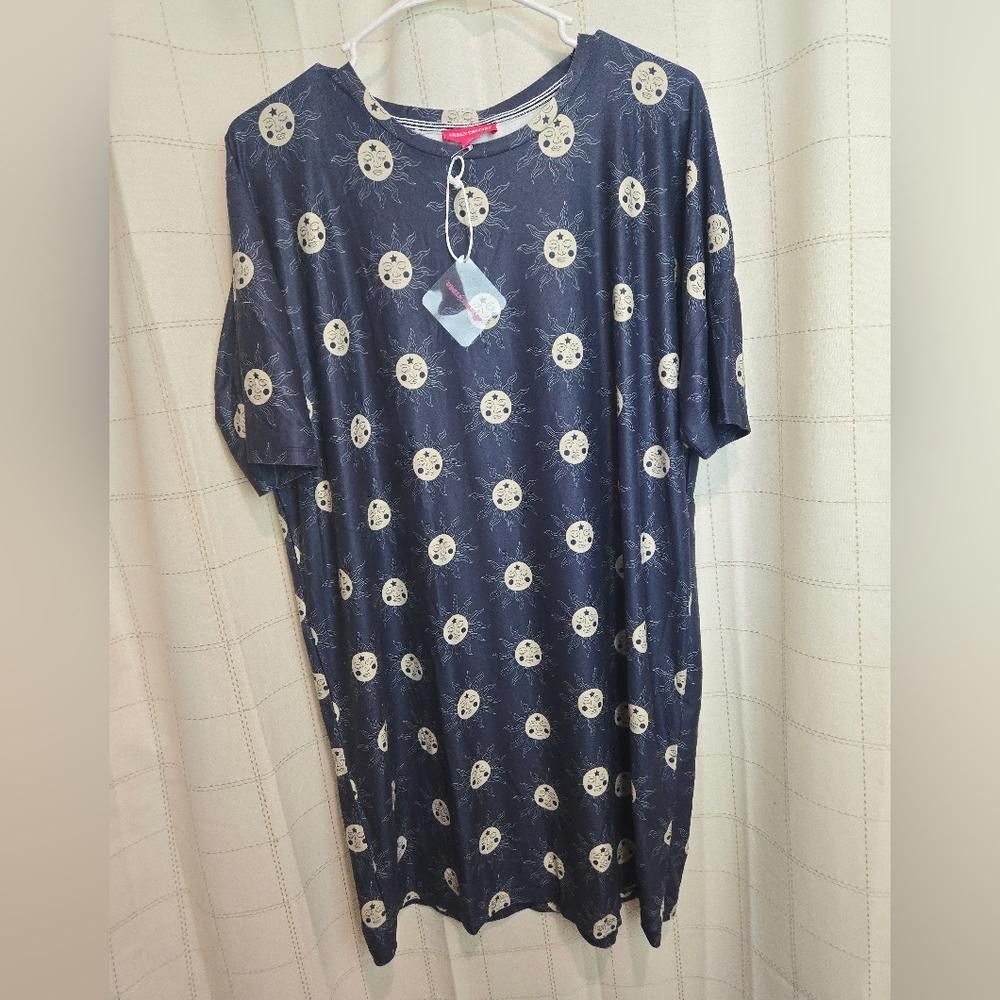 Other Urban Threads Navy/Cream MuMu Size L / US 10 / IT 46 - 1 Thumbnail