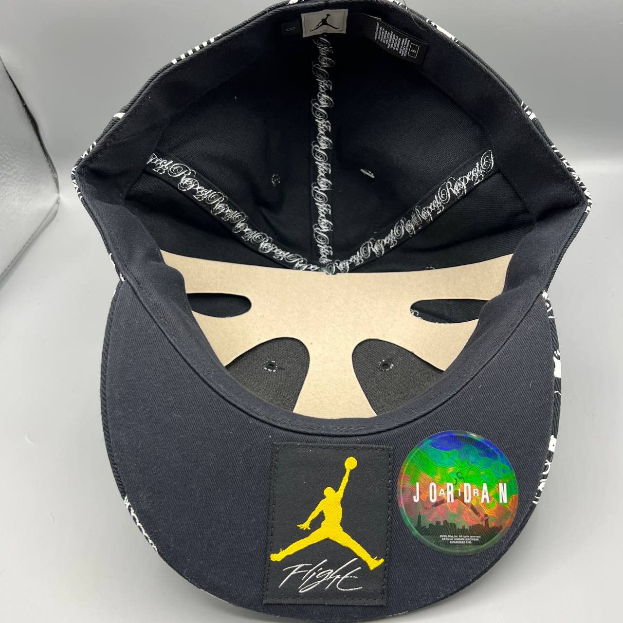 Jordan Brand Air Jordan Flight Hat Men 8 All Over Print Jumpman Fitted Size ONE SIZE - 8 Thumbnail