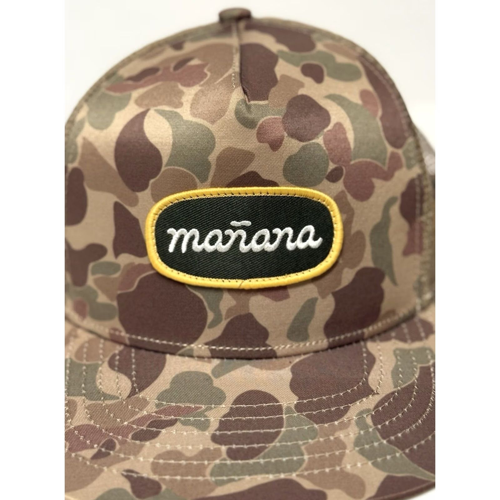 Logo 7 Mañana Hat OSFA Trucker Snapback City Camo Multicolor Canvas Hunting Outdoor USA Logo Men / Women Size ONE SIZE - 4 Thumbnail