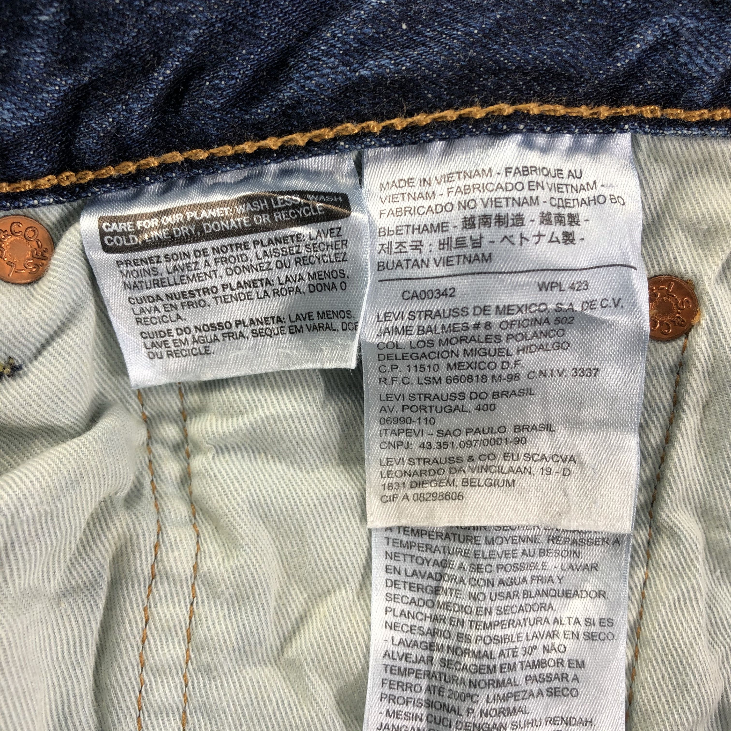 Levi's Vintage Levis 503 Jeans Faded Blue Denim KJ1668 Size US 29 - 9 Thumbnail