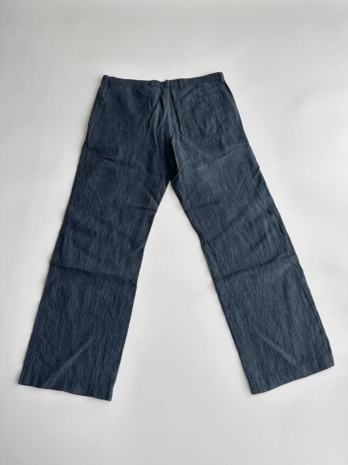Dries Van Noten DVN Linen-Blend Trousers with Lycra Size 48R - 5 Thumbnail