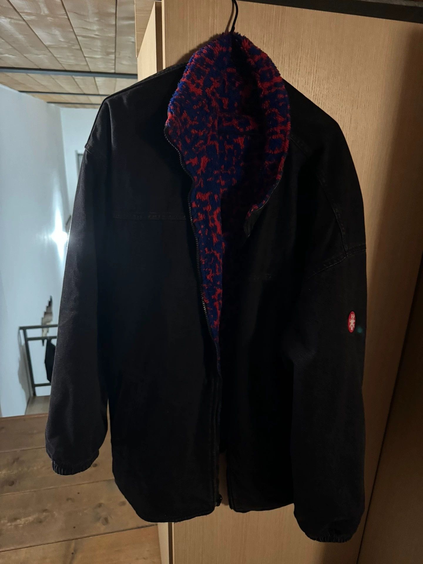 Cav Empt CAVEMPT 19AW Denim Fleece Double Sided 2 Sleeve O/S Size US L / EU 52-54 / 3 - 1 Thumbnail