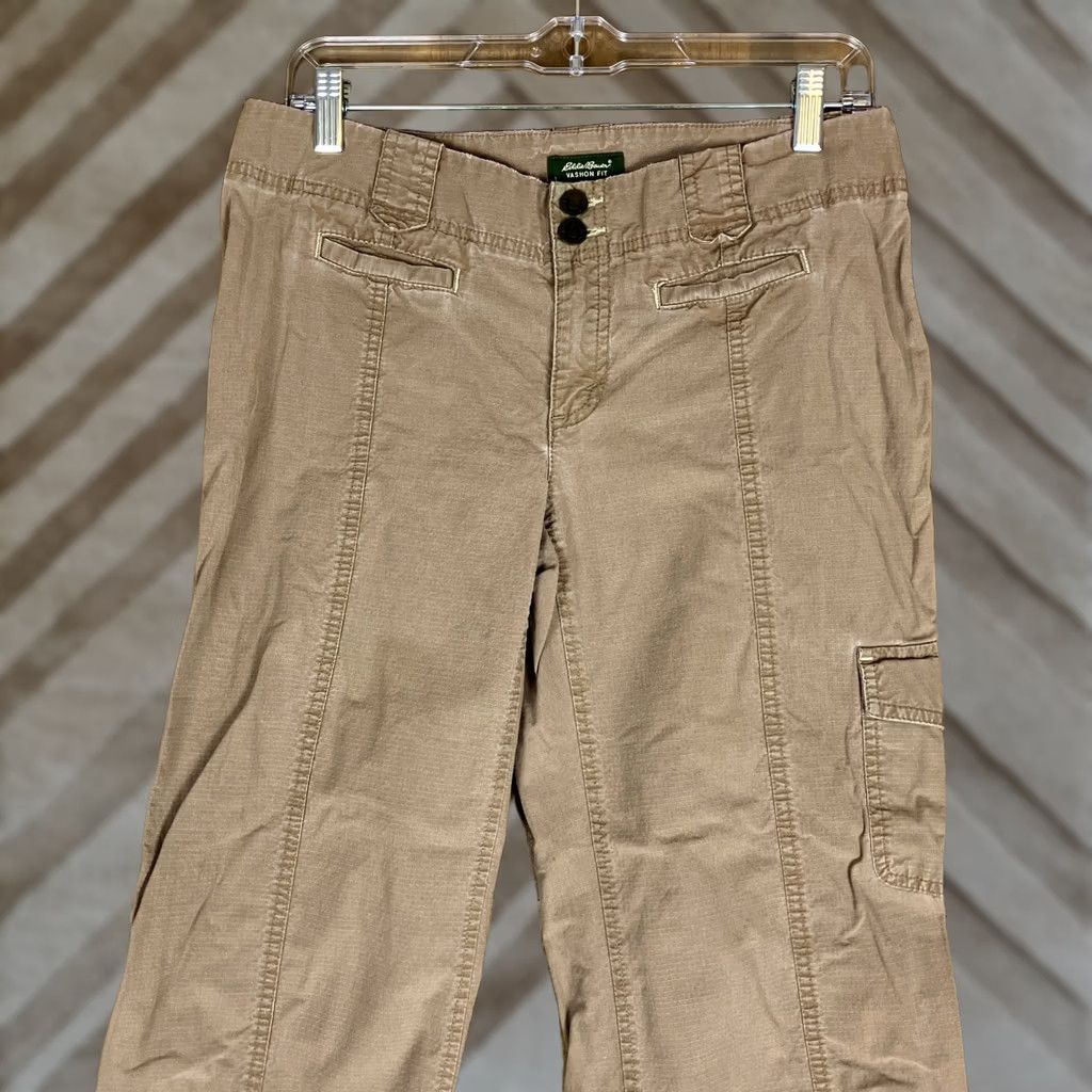 Eddie Bauer Eddie Bauer Womens Pants Brown Mid Rise Vashon Fit Capri Cotton Blend Stretch 8 Pants Womens Size 24" / US 00 / IT 34 - 1 Thumbnail