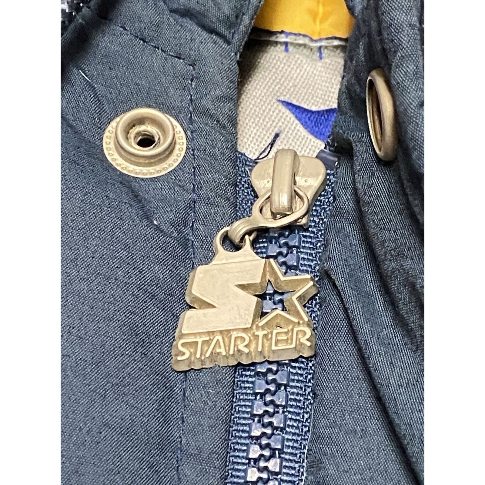Starter VTG Notre Dame Starter Puffer Jacket Mens L Blue Full Zip Size US L / EU 52-54 / 3 - 4 Thumbnail