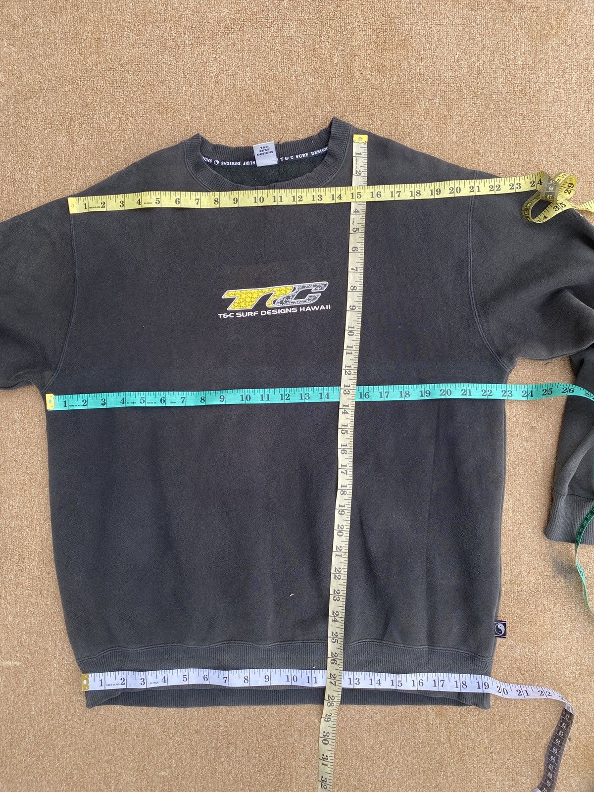 Maui and Sons × Vintage Vintage t&c sufr design crewneck sweatshirt Size US L / EU 52-54 / 3 - 13 Thumbnail
