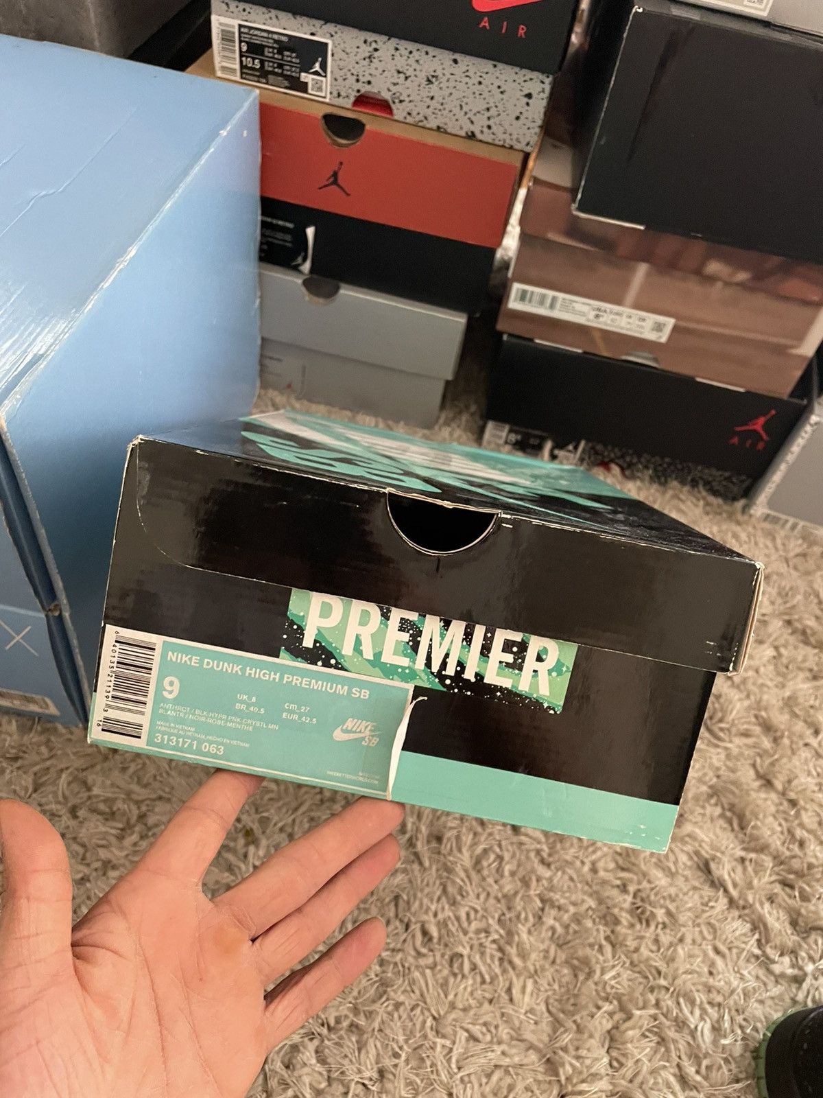 Nike SB Nike Sb Dunk High Premier Northern Lights Size US 9 / EU 42 - 11 Thumbnail