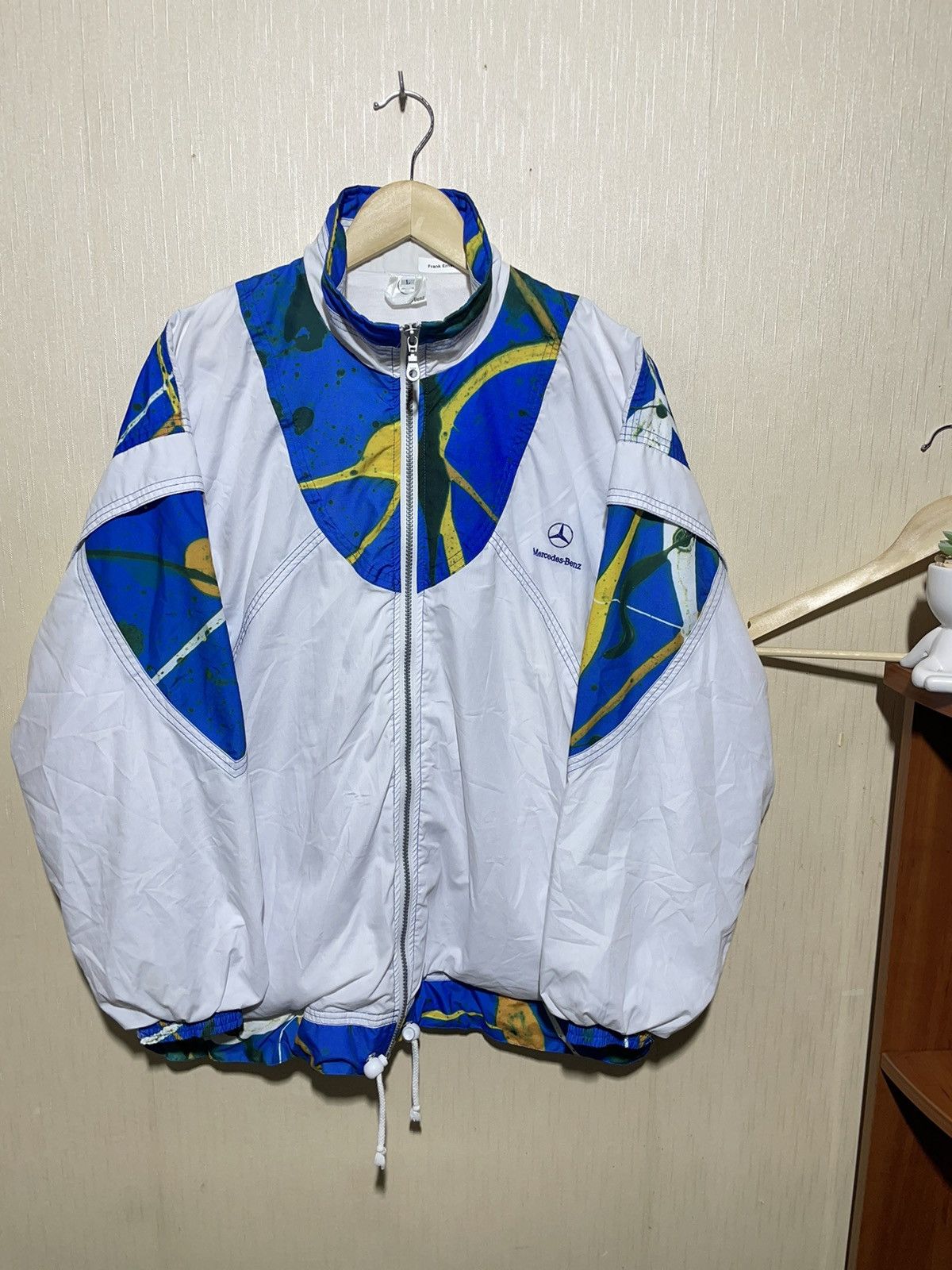 Mercedes-Benz × Vintage Mercedes Benz vintage streetwear racing jacket 90s Size US XL / EU 56 / 4 - 1 Thumbnail