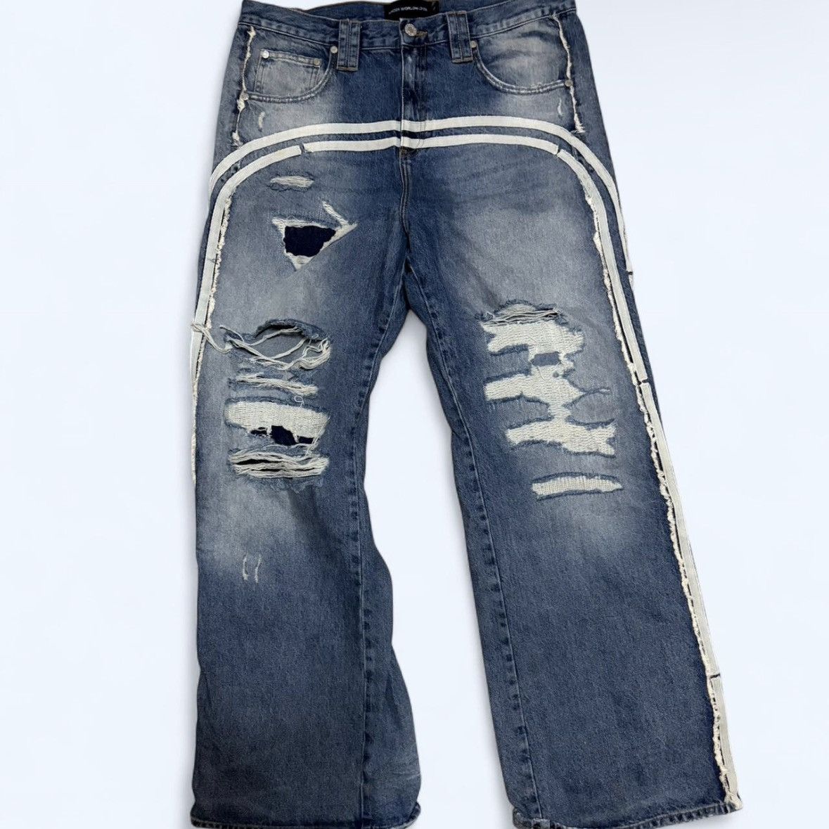 Racer Worldwide Racer WorldWide Track Jeans Size US 36 / EU 52 - 1 Thumbnail