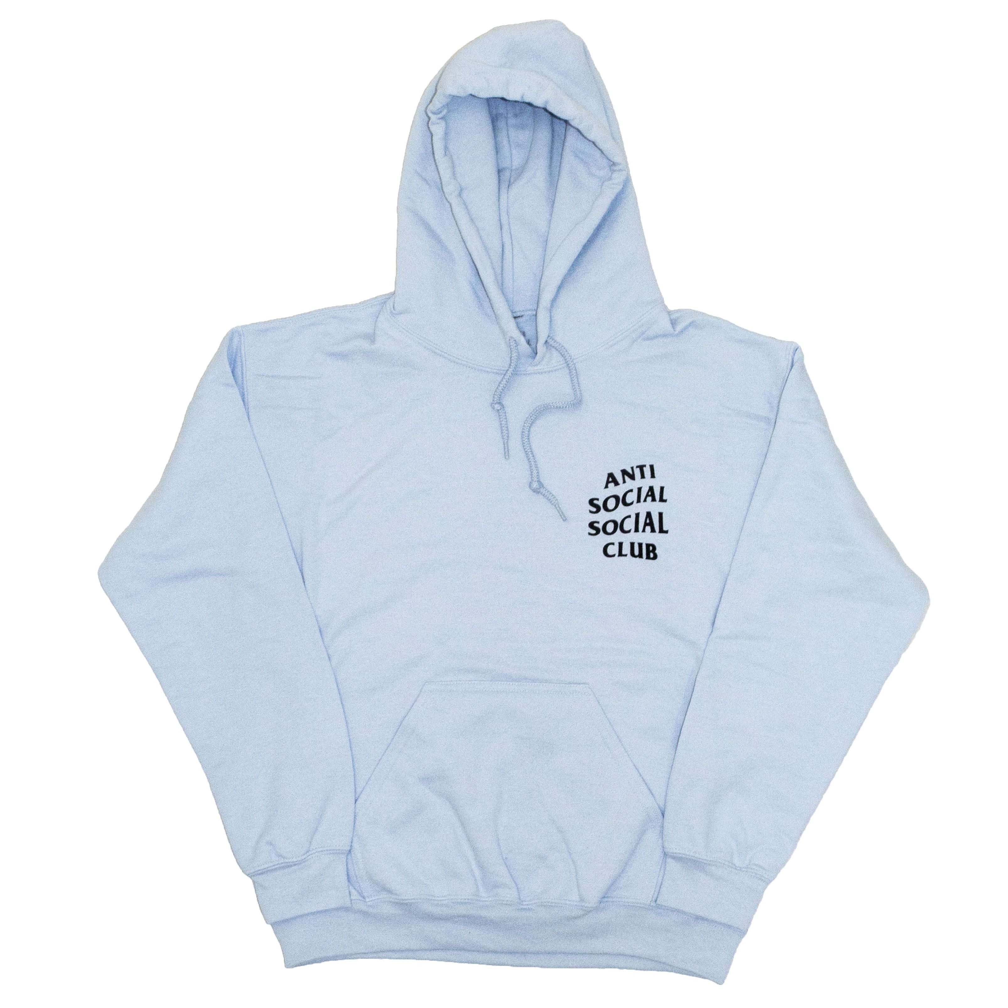 Anti Social Social Club Anti Social Social Club ASSC Baby Blue Hoodie S Size US S / EU 44-46 / 1 - 1 Thumbnail